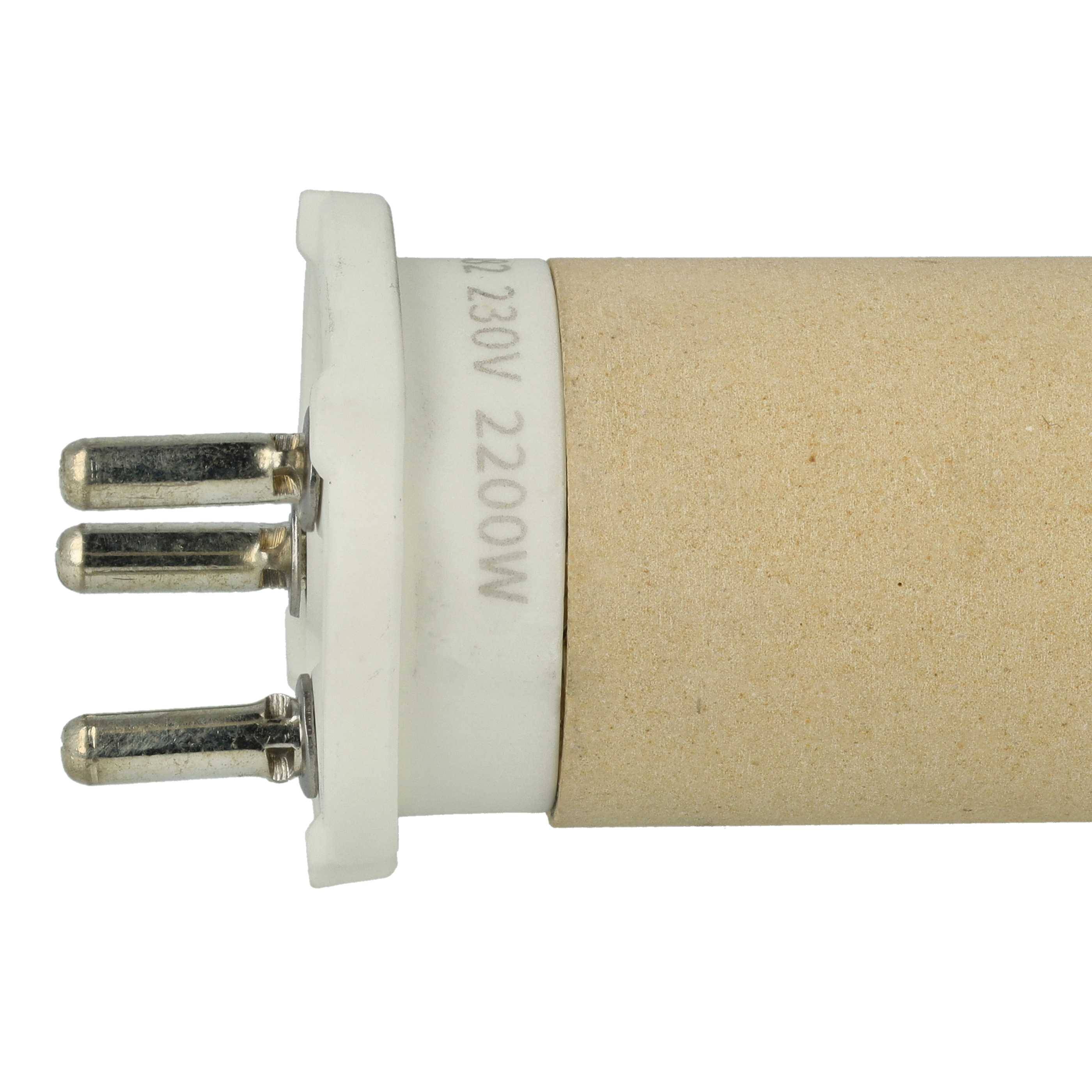vhbw 2x Heizelement kompatibel mit Leister GHIBLI AW Heißluftschweißpistole - 2200 W, Keramik Heizkern, 3,15 x 9,1 cm