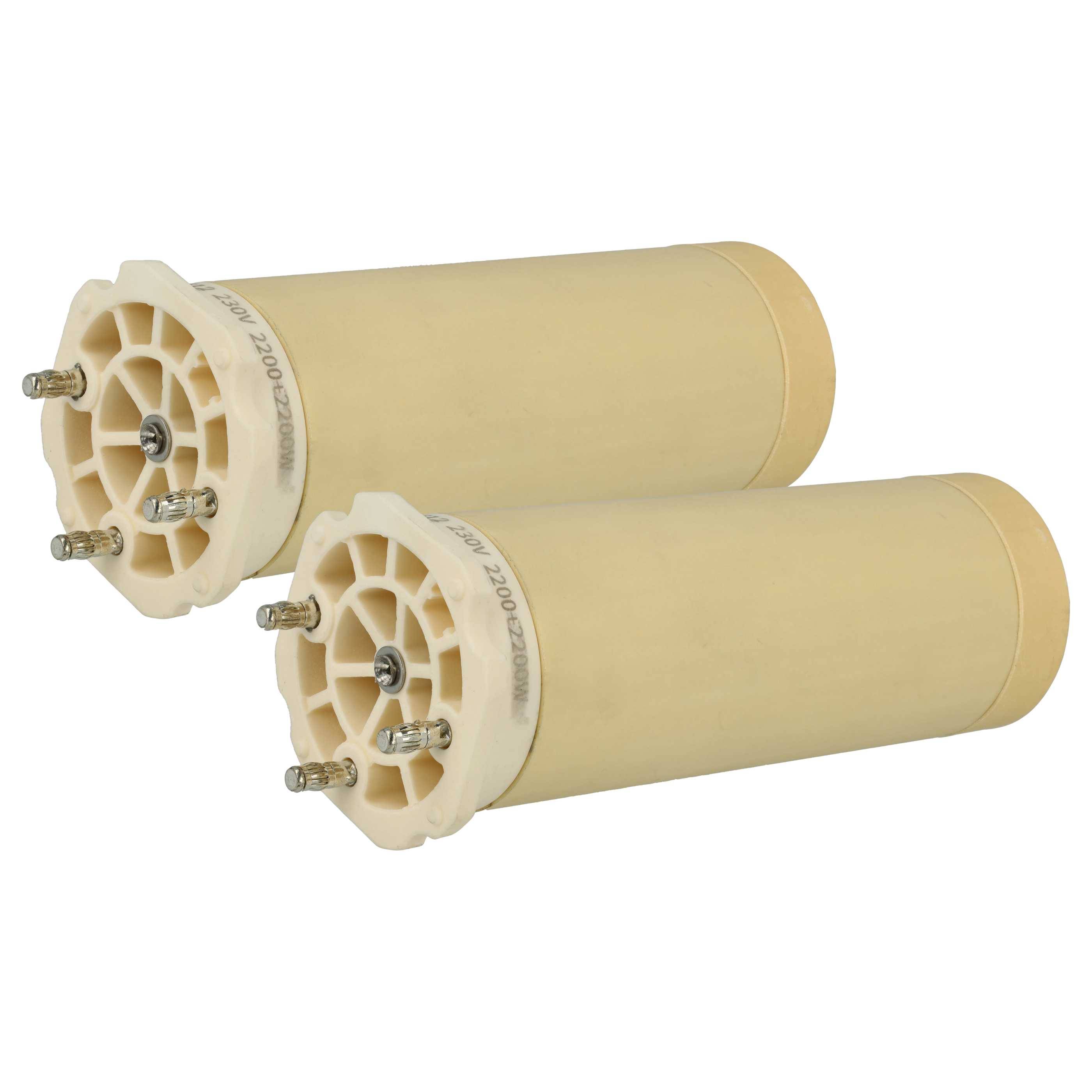 vhbw 2x Heizelement kompatibel mit Leister VARIMAT V, V2 Heißluftschweißpistole - 4400 W, Keramik Heizkern, 4,45 x 12,6 cm