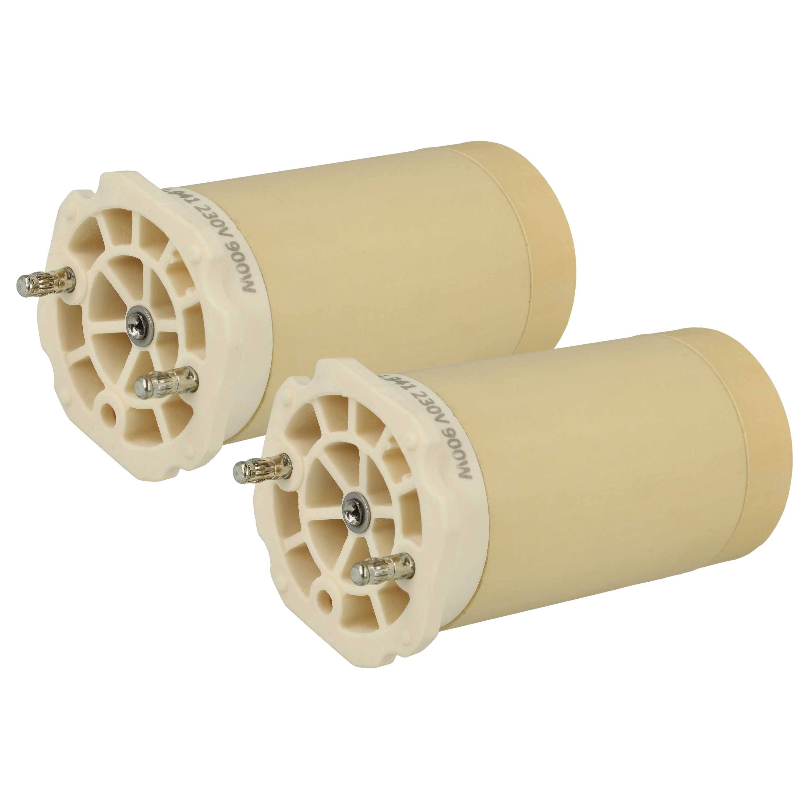 vhbw 2x Heizelement kompatibel mit Leister FUSION 1 Heißluftschweißpistole - 900 W, Keramik Heizkern, 4,45 x 8,6 cm