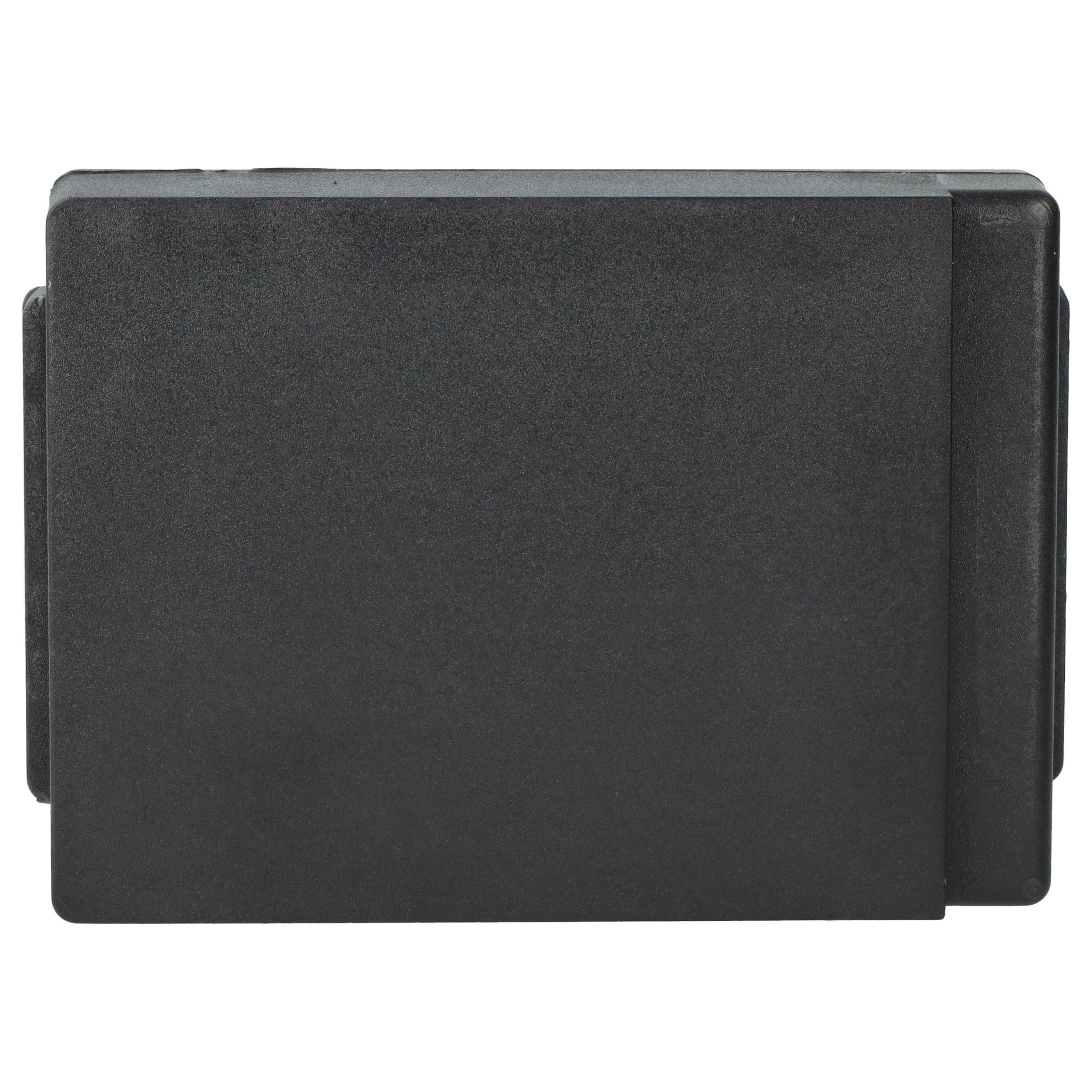 Ein schwarzes elektronisches Steuermodul mit rechteckiger Form und glatter Oberfläche, das in der Automobilindustrie zur Systemsteuerung verwendet wird.