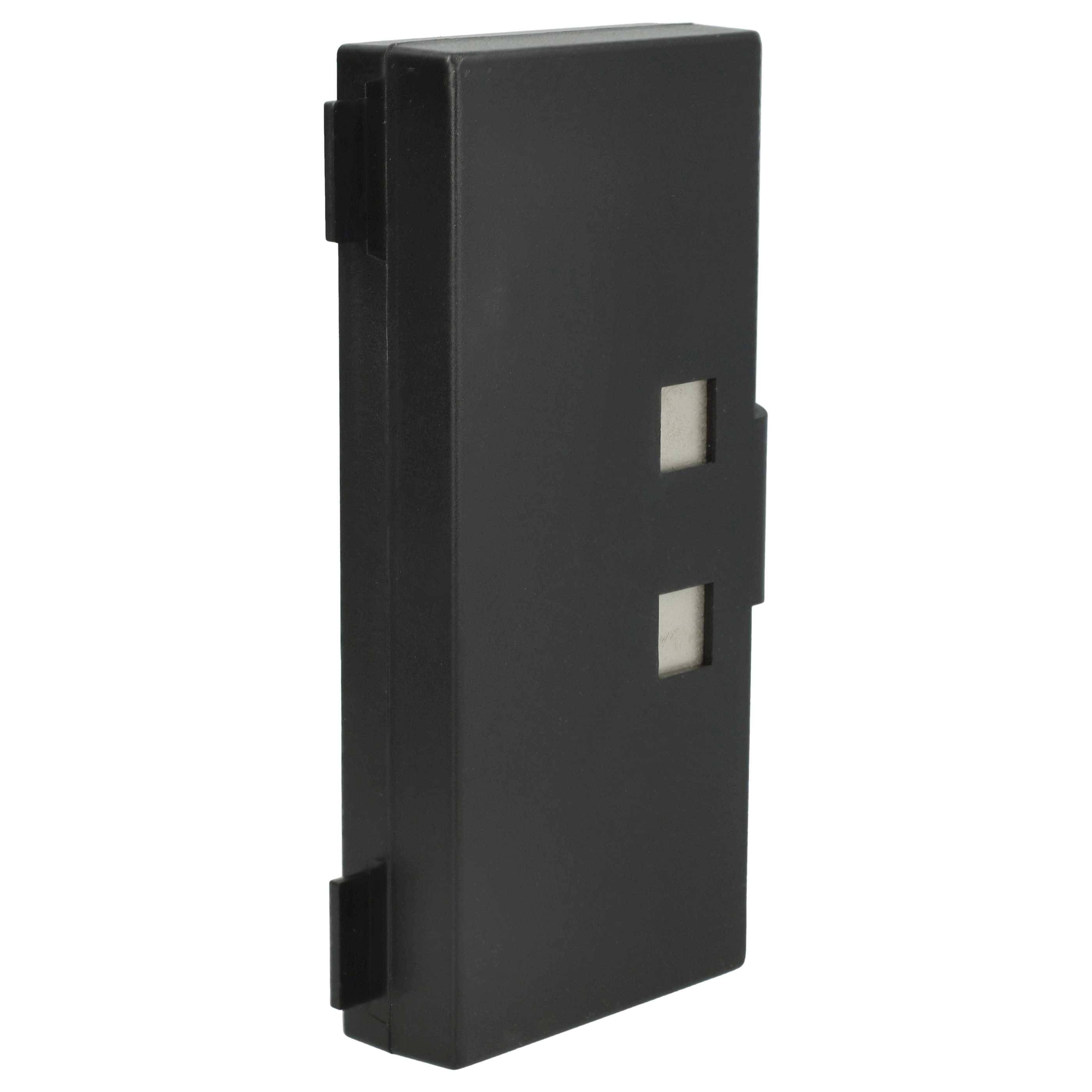 vhbw 2x Akku Ersatz für Hetronic 68303000, 68303010, 6830300, 68303020, HE010 für Funkgerät, Walkie Talkie (2000 mAh, 9,6 V, NiMH)