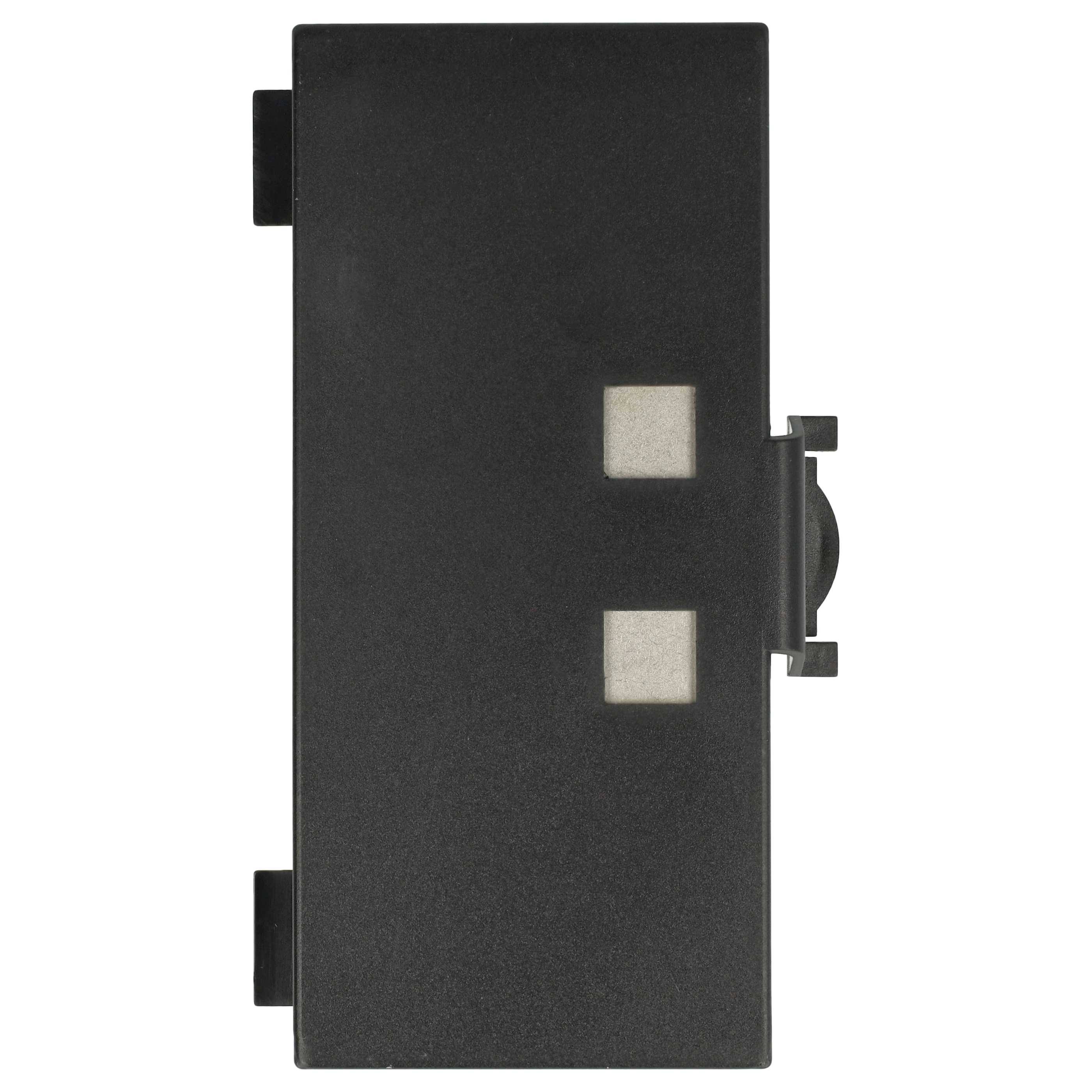 vhbw 2x Akku Ersatz für Hetronic 68303000, 68303010, 6830300, 68303020, HE010 für Funkgerät, Walkie Talkie (2000 mAh, 9,6 V, NiMH)