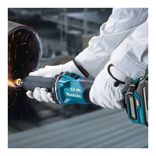 MAKITA GD001GZ - Akku-Geradschleifer (40V XGT | Werkzeugaufnahme 6,00mm | Schleifstift-Ø 52,0mm | LED-Licht)