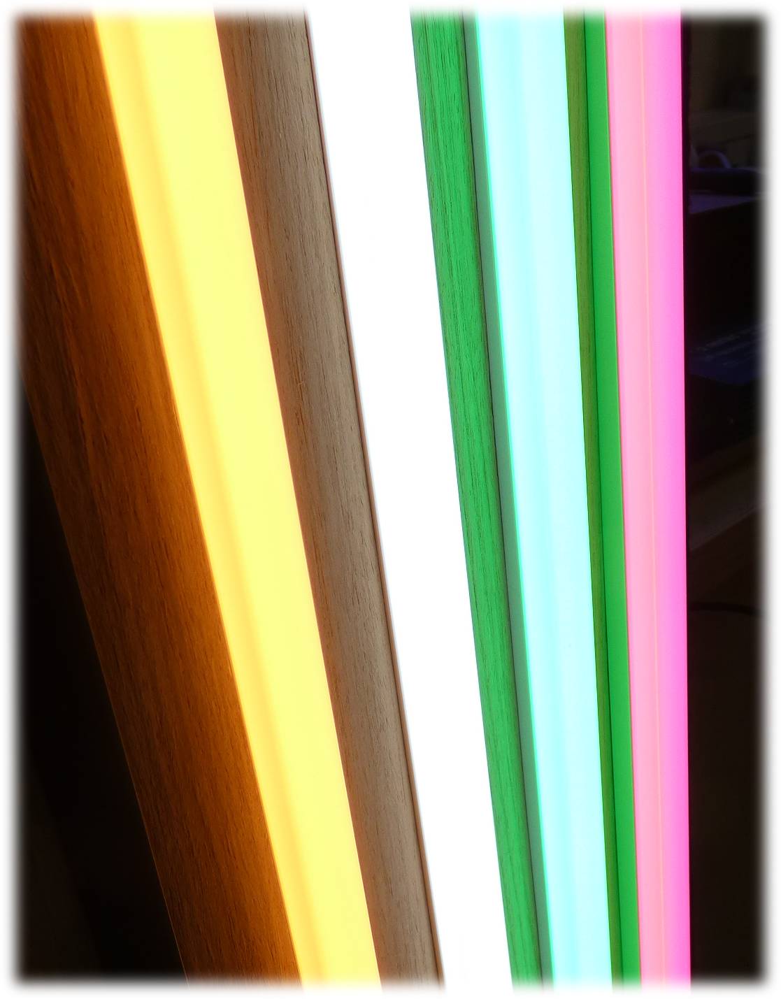 5267 LED Slim Leuchtstab 63cm Ø30mm für Paneele LED-Röhre Warm Weiß