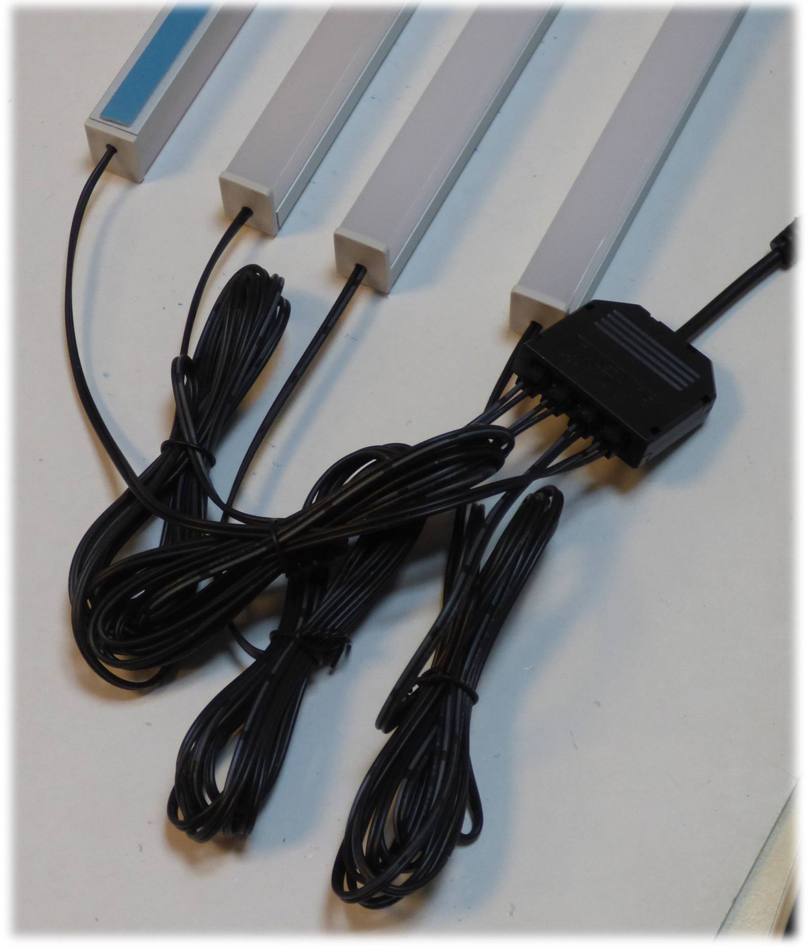 5002 LED Stab Leuchte 12V für Paneele 40cm Netzteil in Neutral Weiß