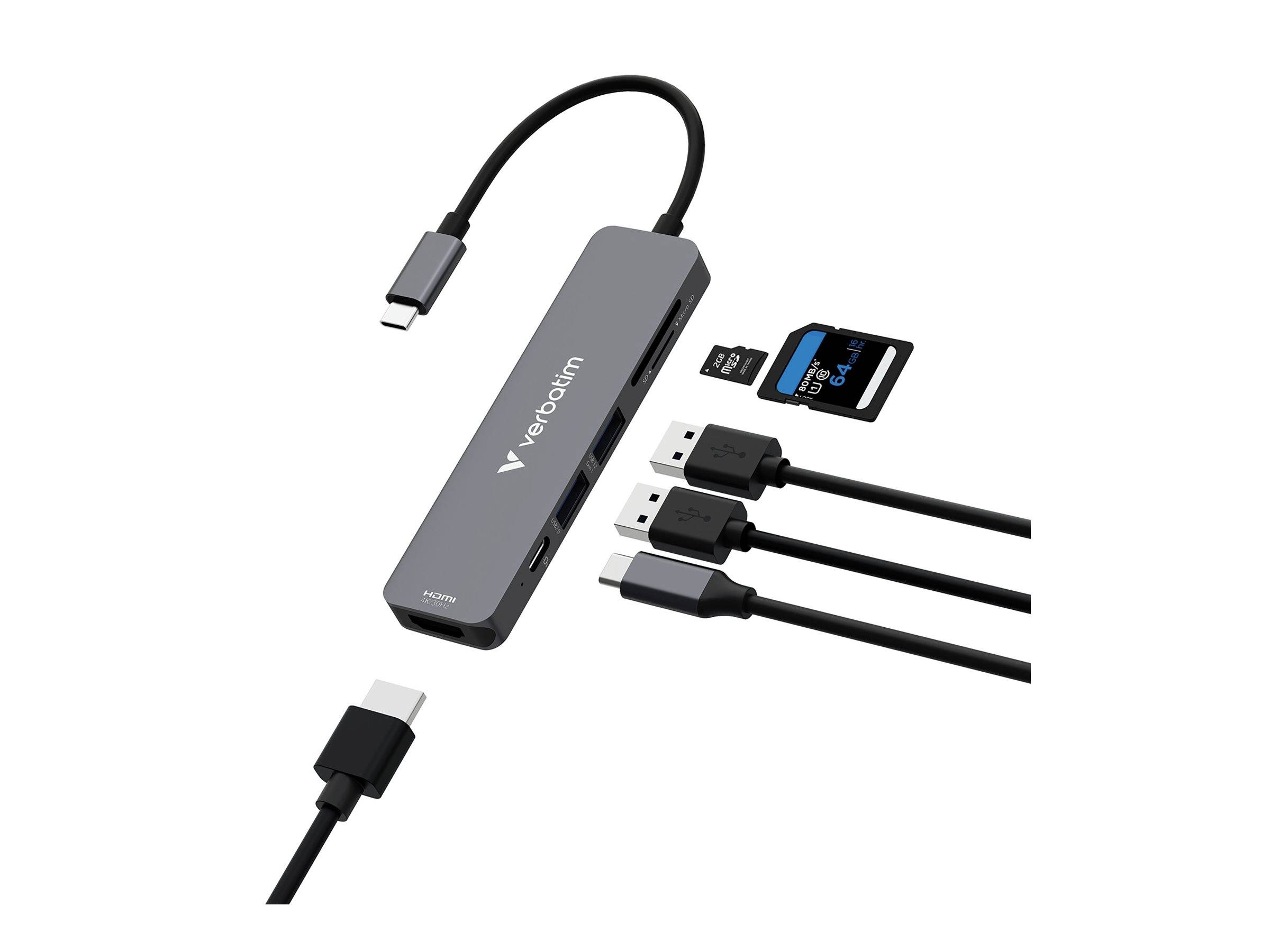 Verbatim Dockingstation - für Notebook - USB-CHDMI