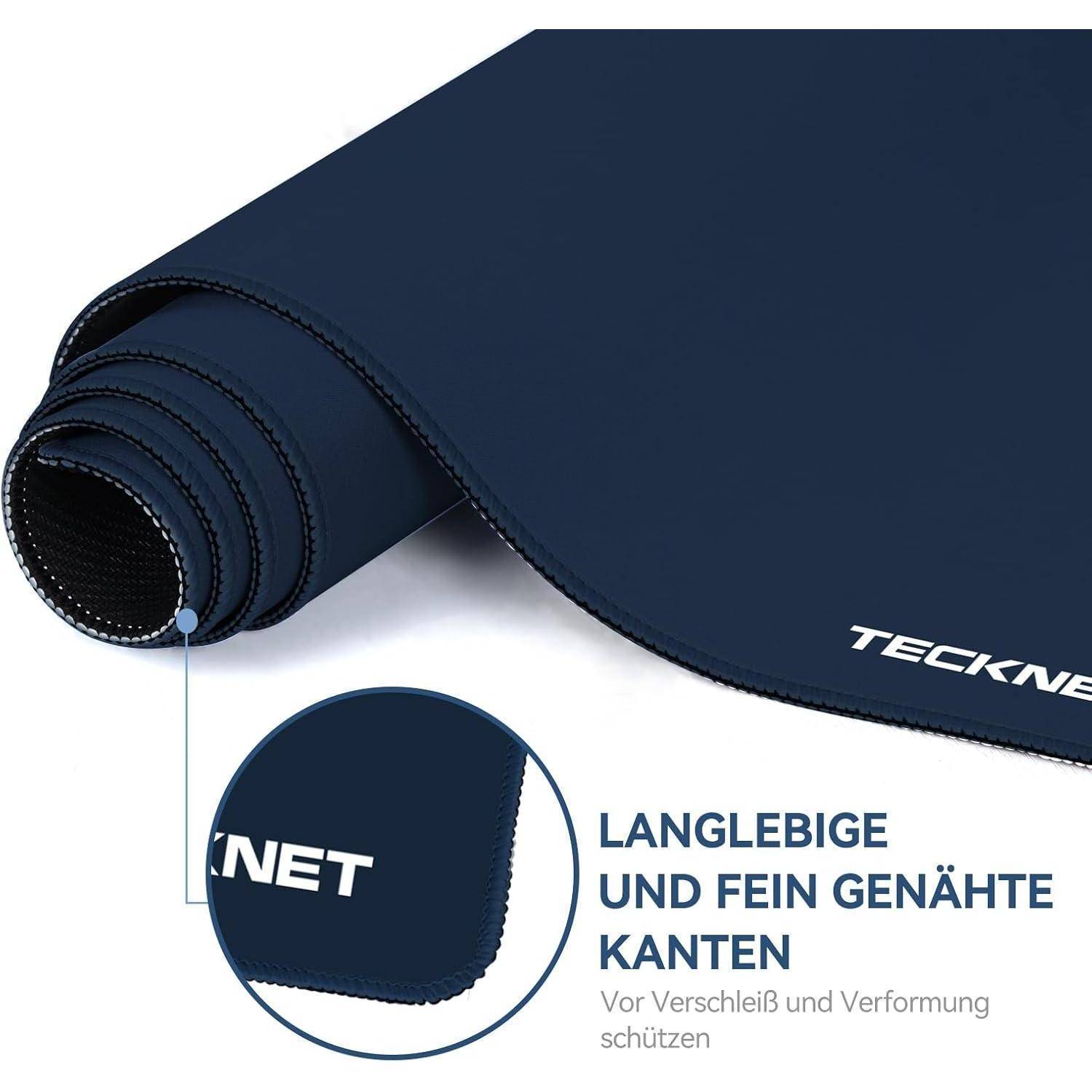 Mauspad XXL Gaming Speed Wasserdicht Rutschfest Dunkelblau 90 x 40 cm