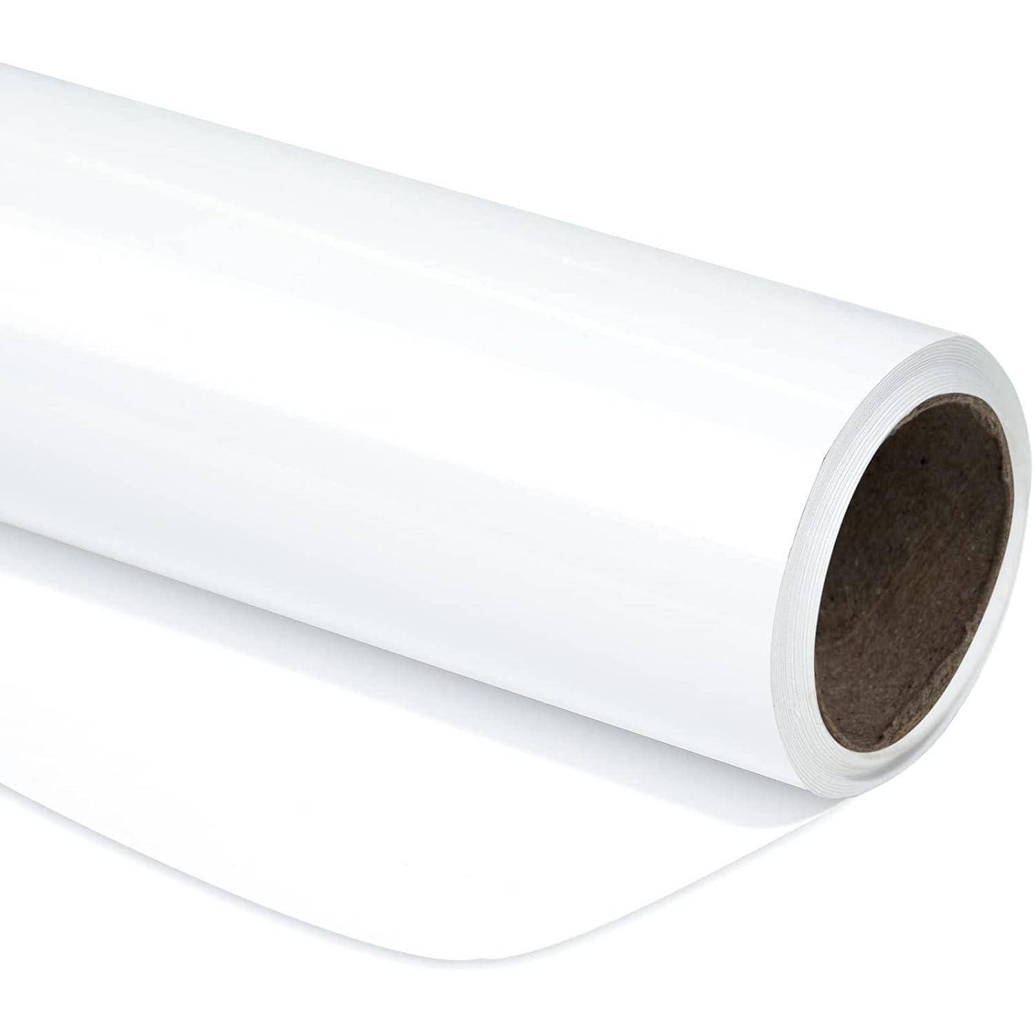 Weißes Metallic Geschenkpapier Mini-Rolle 43 cm x 10 m - Ideal für