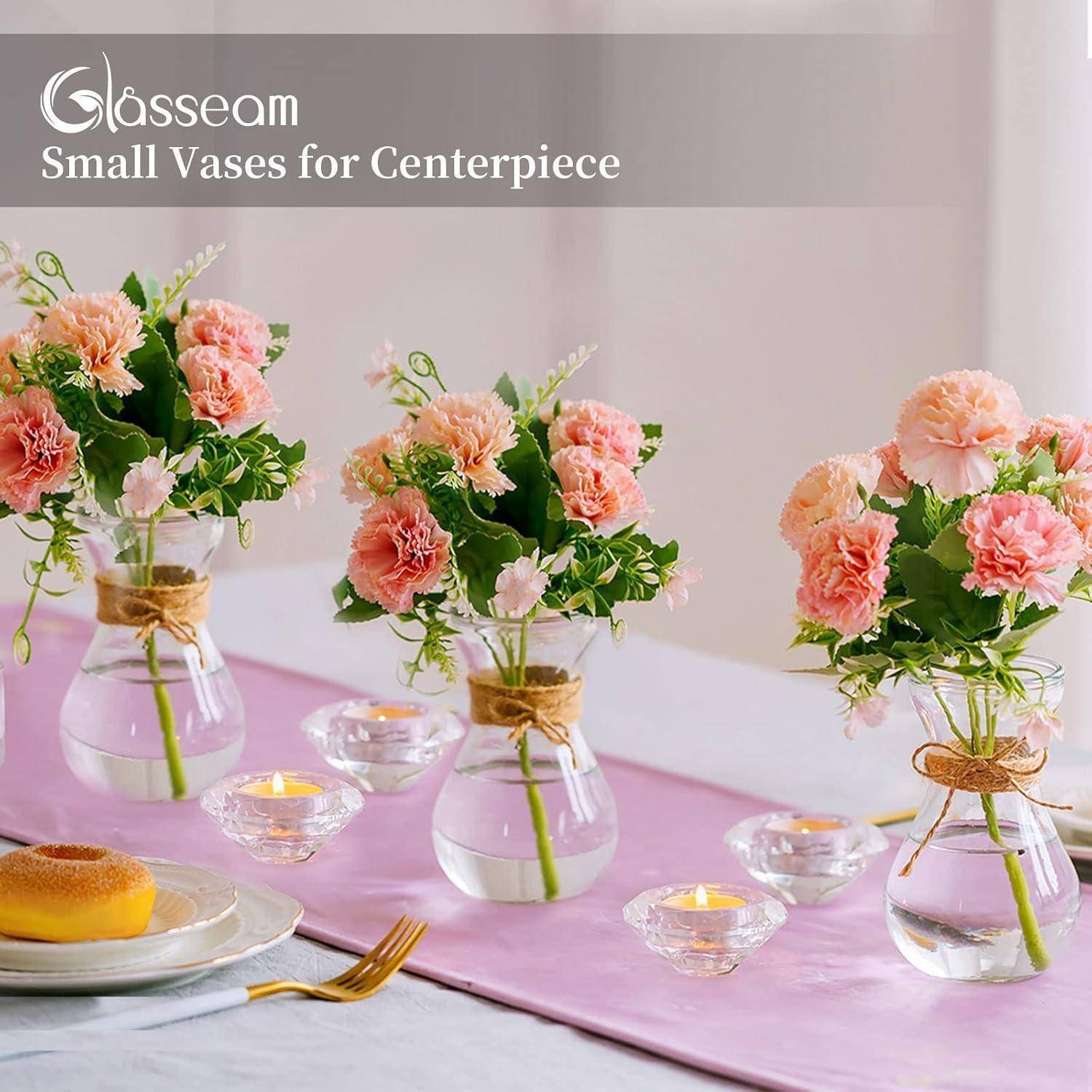 Glasvase Blumenarrangements Schnurseil 3 Stück Set Hochzeit Zuhause
