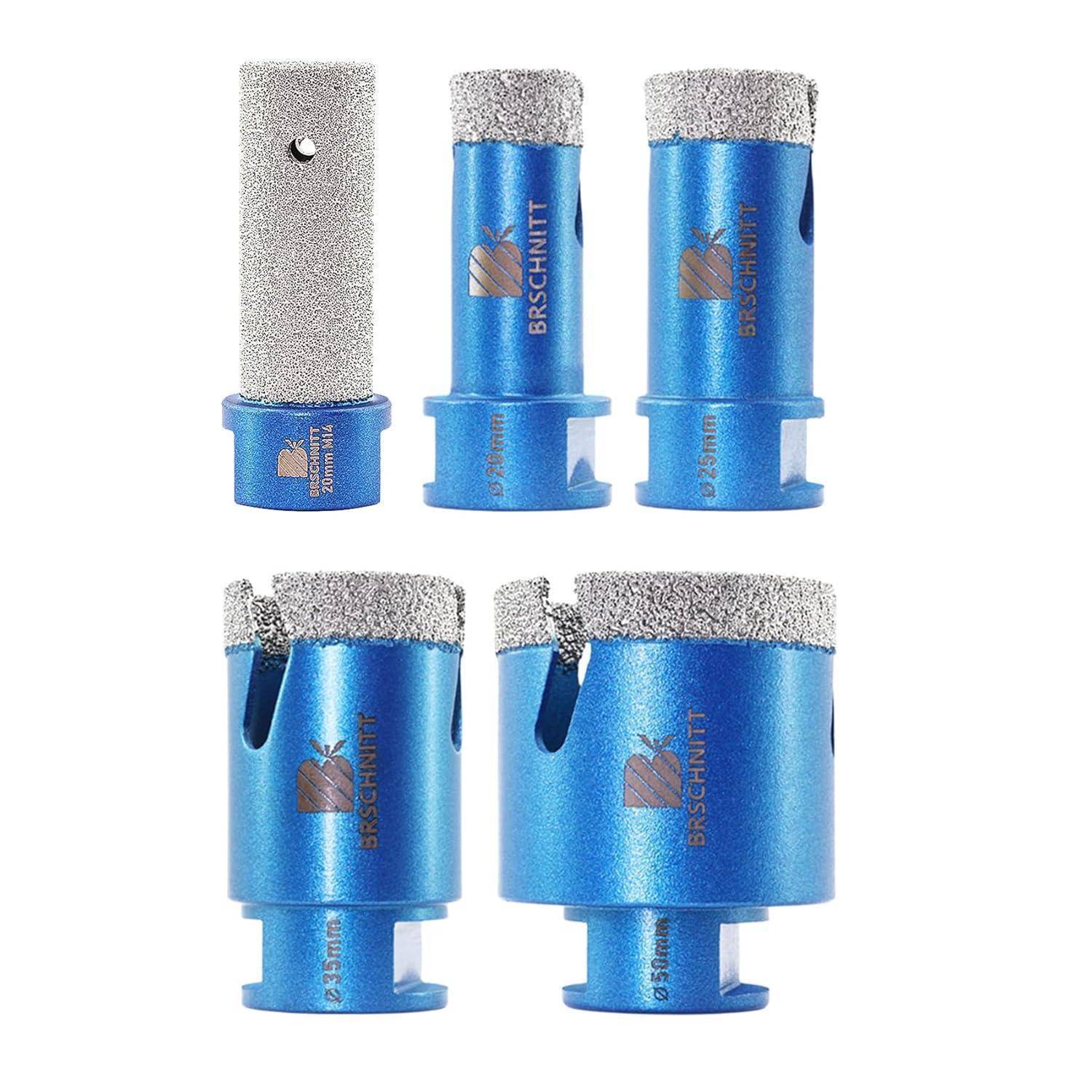 Kernbohrer Set Diamant 20 25 35 50 mm M14 Porzellanfliesen size10 5