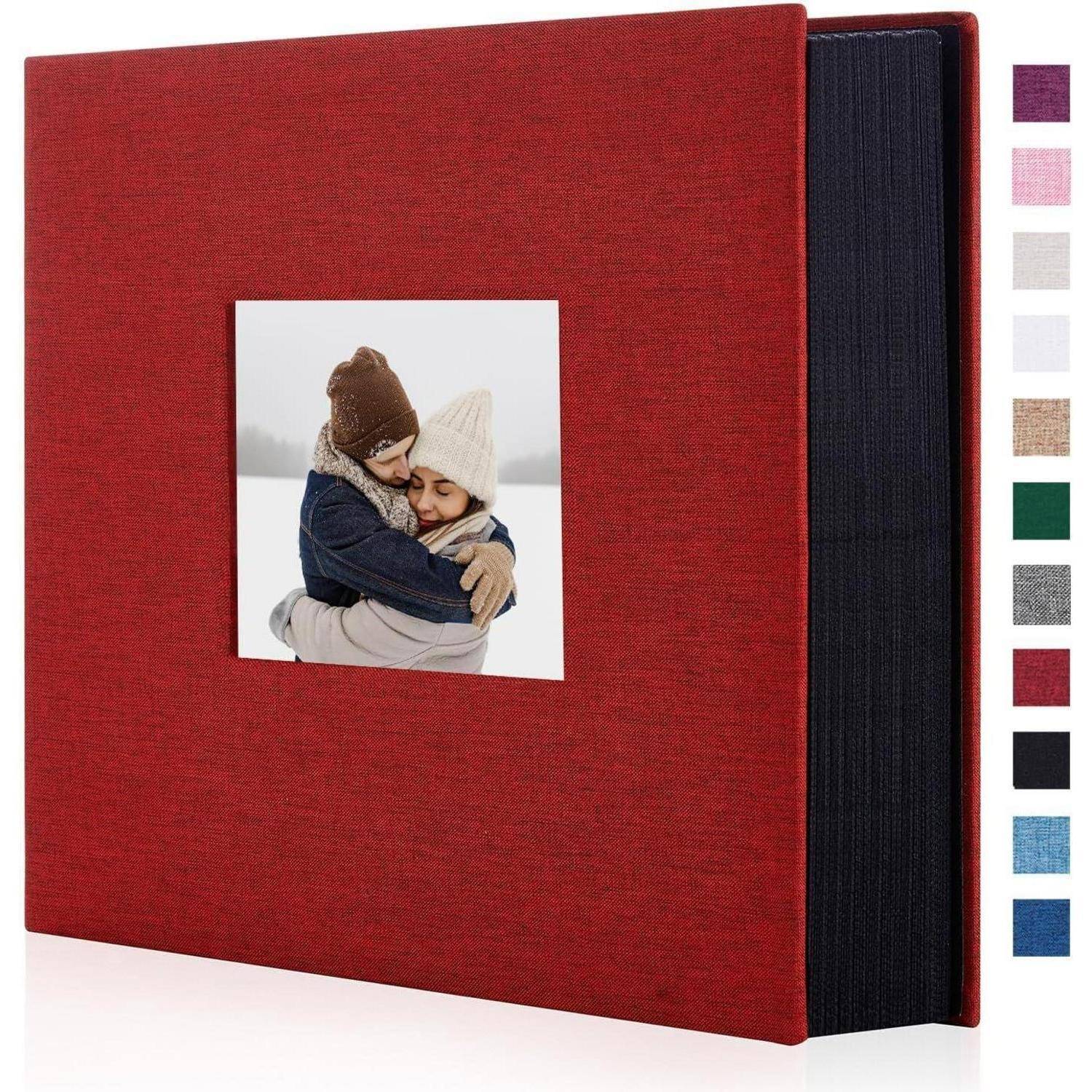 Fotoalbum Einsteckalbum 1000 Taschen 10x15cm 1000 Pockets Rot
