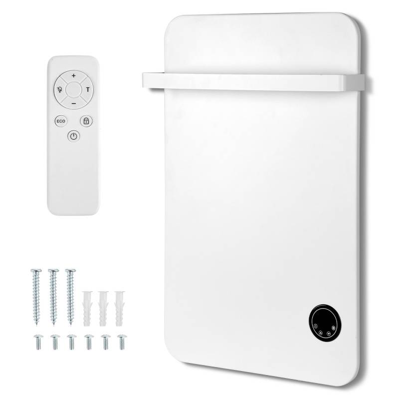 Handtuchtrockner Infrarotheizung 400W - Fernbedienung WiFi Smart App fähig, inkl. für Schlafzimmer, Wohnzimmer, Badezimmer usw.