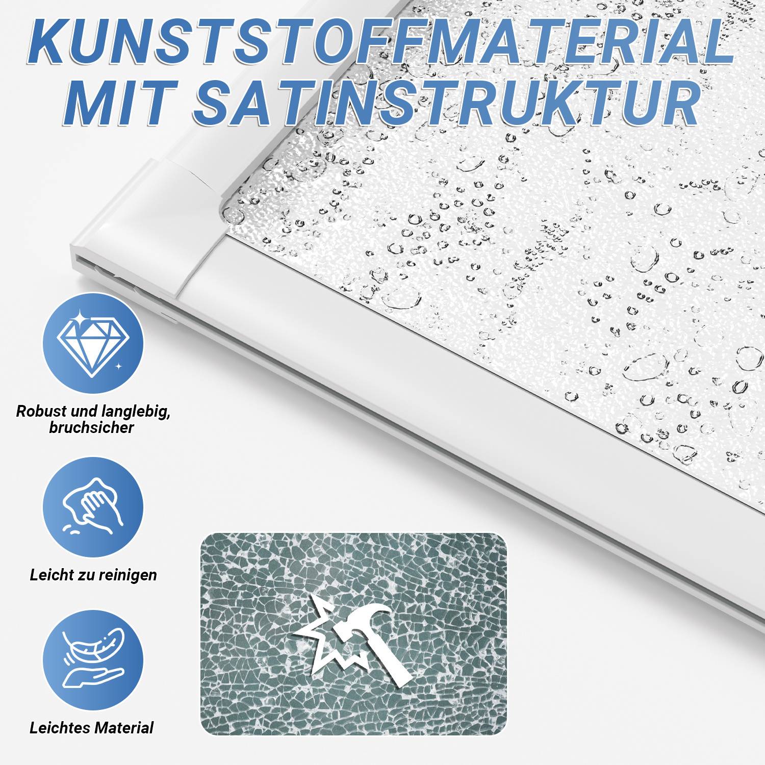 Duschabtrennung 100X140cm Faltwand für Badewanne Weiß Rahmen Duschwand Badewannenaufsatz Duschabtrennungen