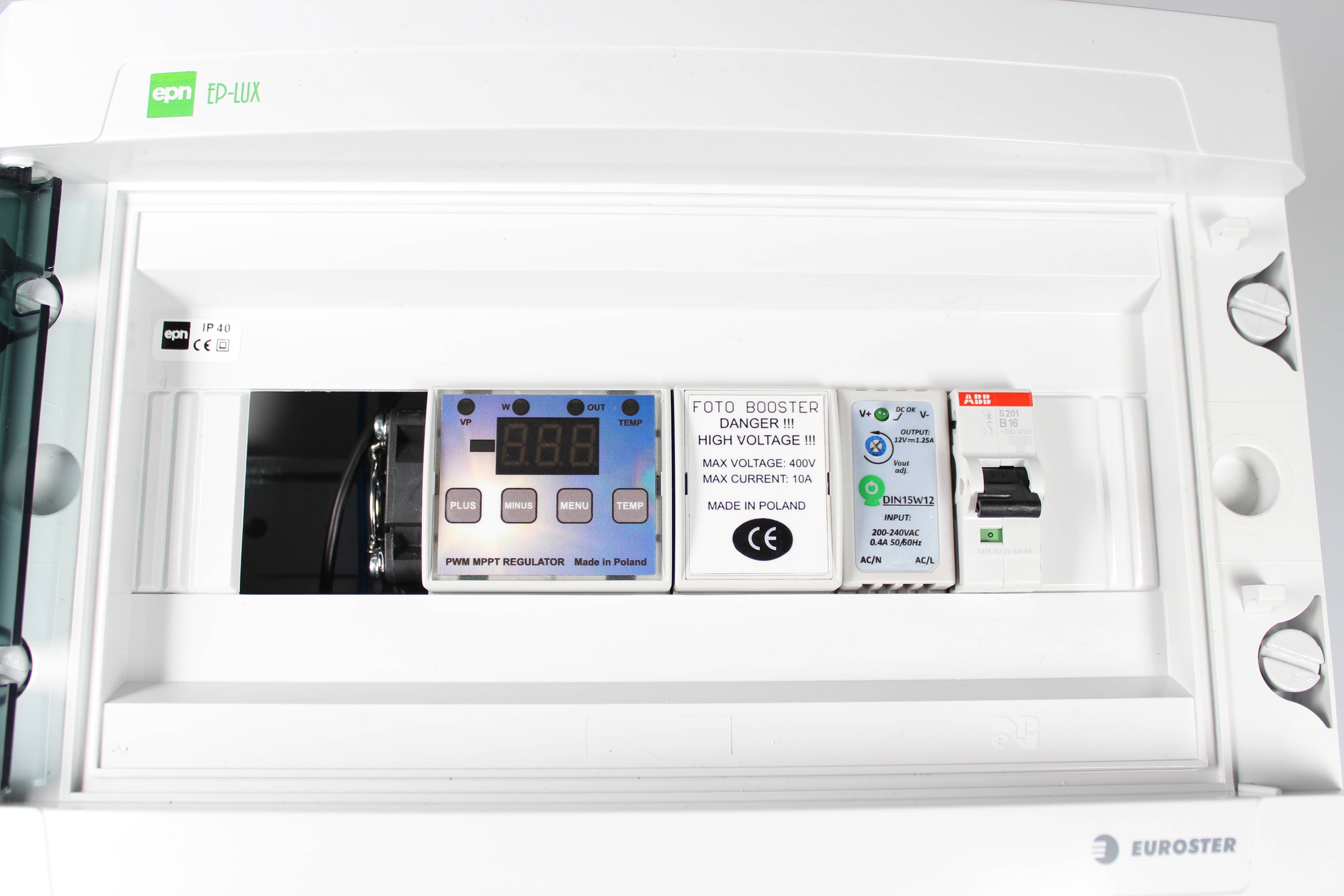 PV Heizstab Regelung für Warmwasser mit Photovoltaik 2000W BAUSATZ