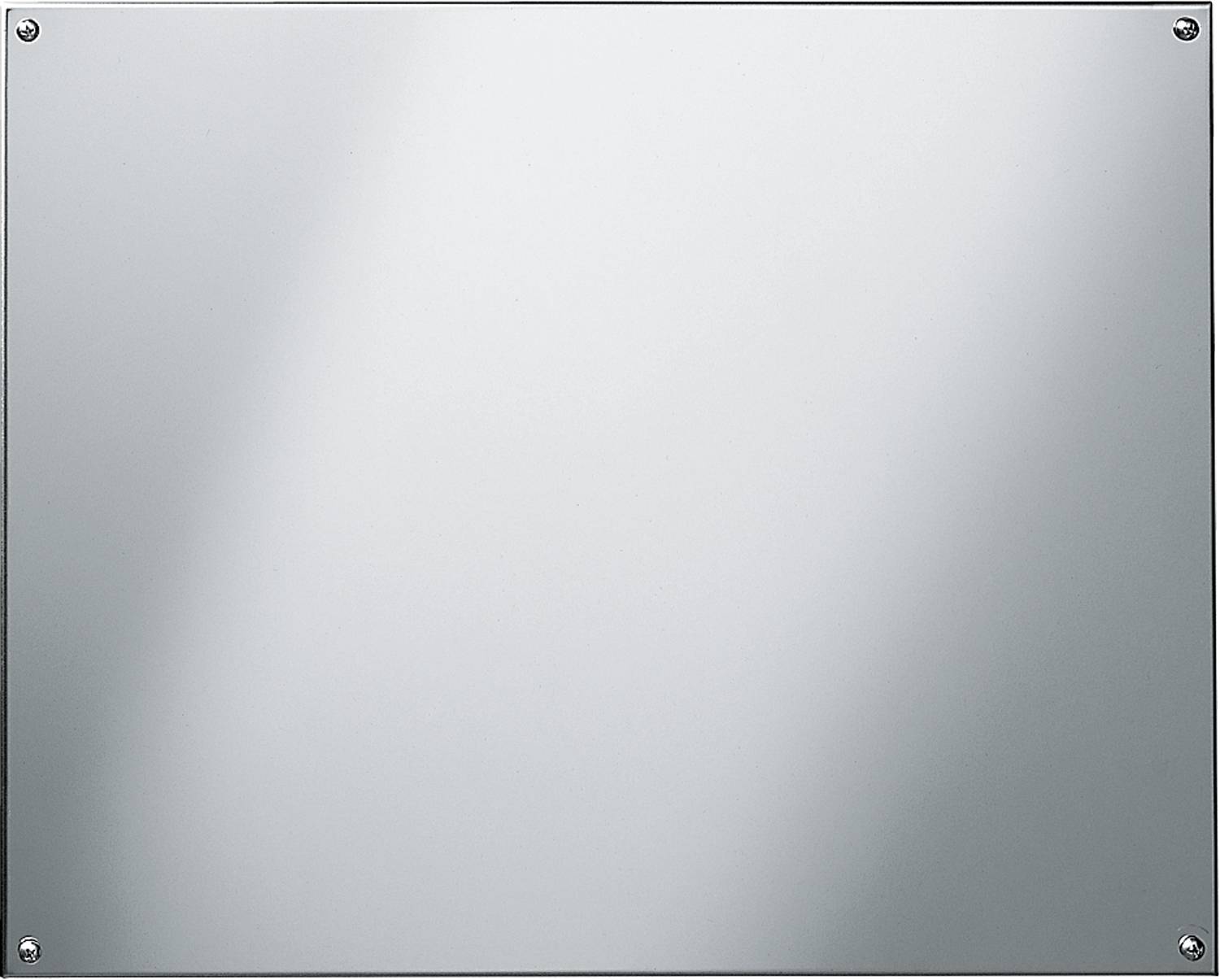 KWC AR Spiegel, RODAN, Edelstahl, 500x400x1 mm, sichtbare Befestigung