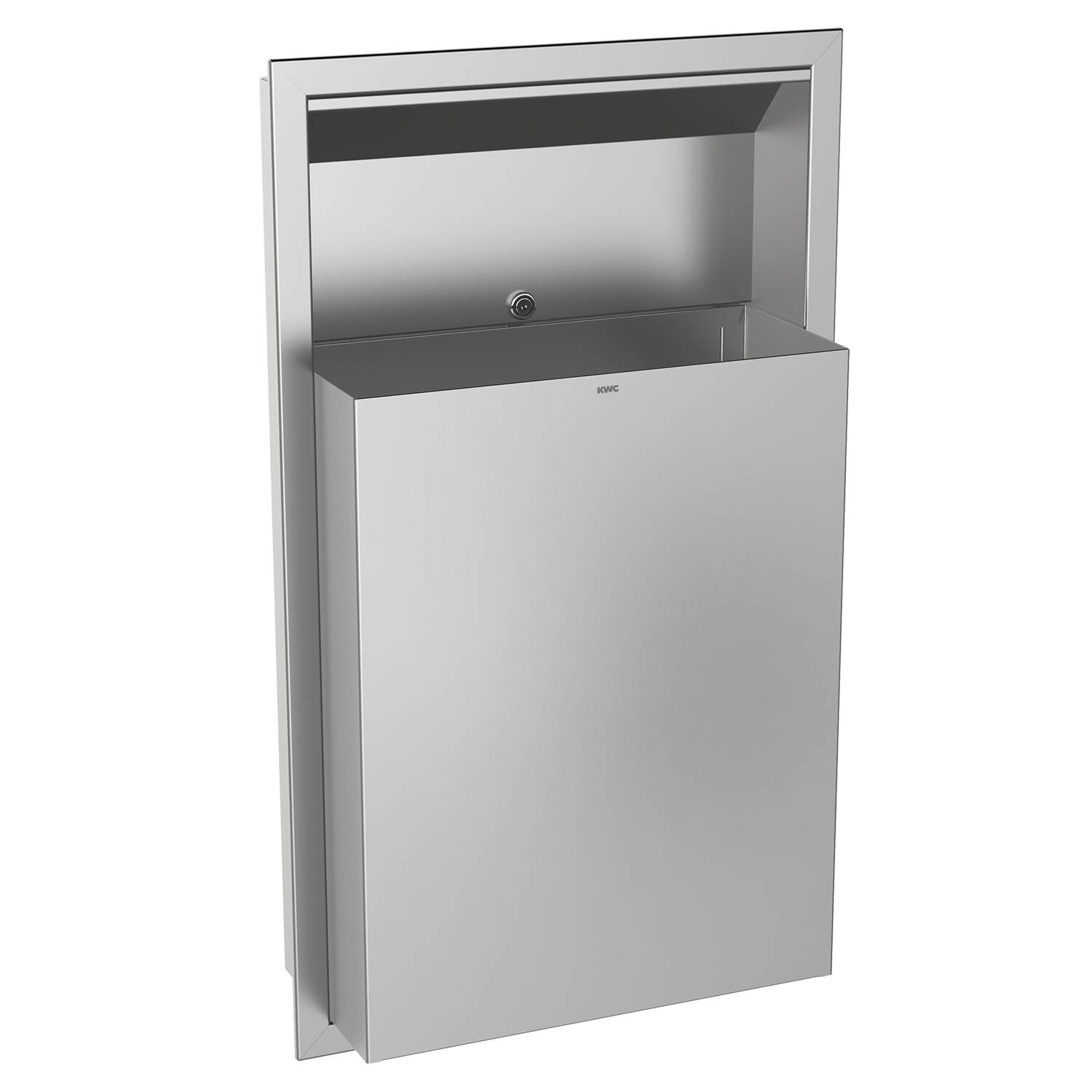 Ein schlanker, moderner Wandurinal mit minimalistischem Design, gekennzeichnet durch eine flache Oberfläche und ein verdecktes Rohrsystem.