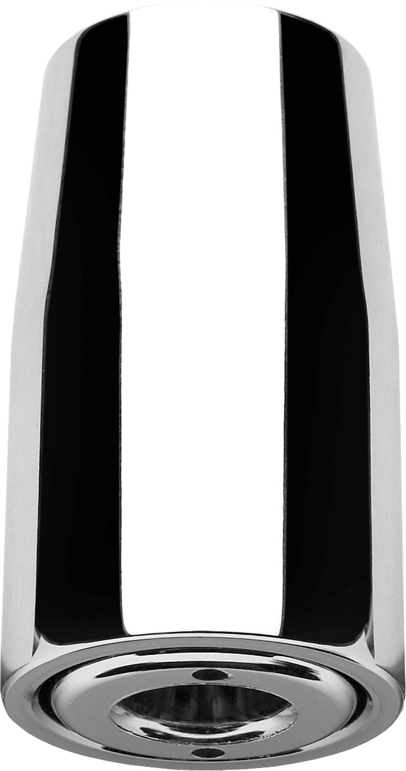 Ein schwarzes Violinsilhouette mit einer weißen Mittellinie.