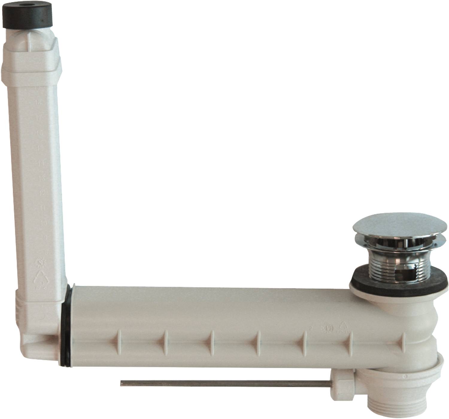 KWC AR Ab- und Überlaufgarnitur, RONDA, G1 1/4 B, mit Haube