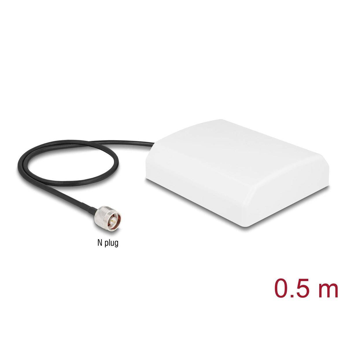 Delock WiFi 2,4 GHz Antenne N Stecker 8 dBi direktional mit Anschlusskabel RG-58