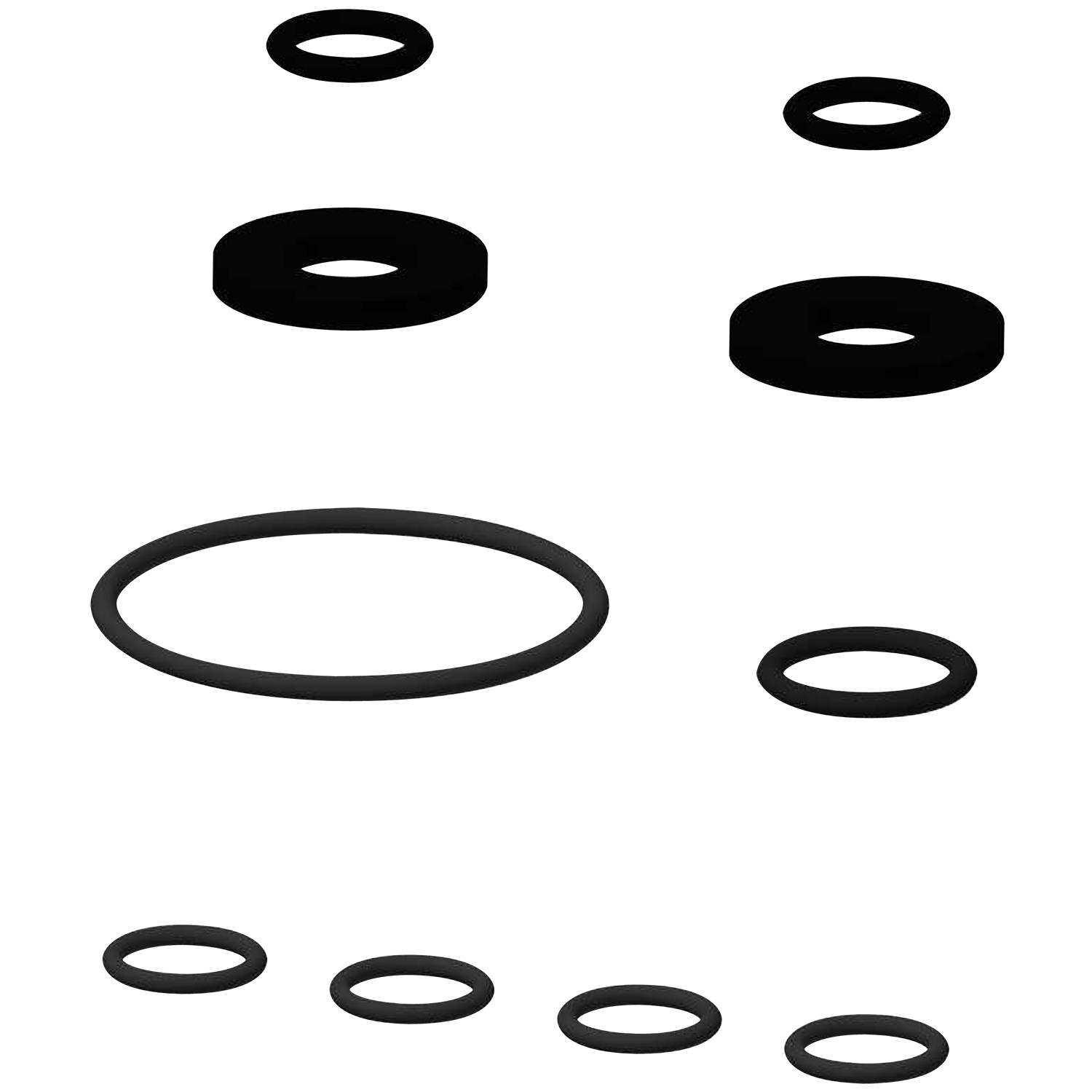 Venn-Diagramm mit vier sich überschneidenden Kreisen, das komplexe Beziehungen zwischen verschiedenen Elementen veranschaulicht.
