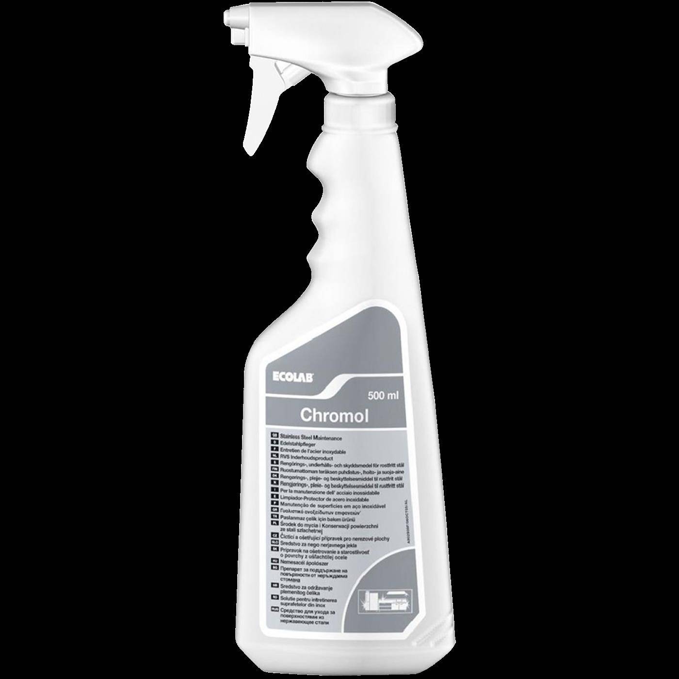 Weiße Sprühflasche mit Auslöser mit der Aufschrift 