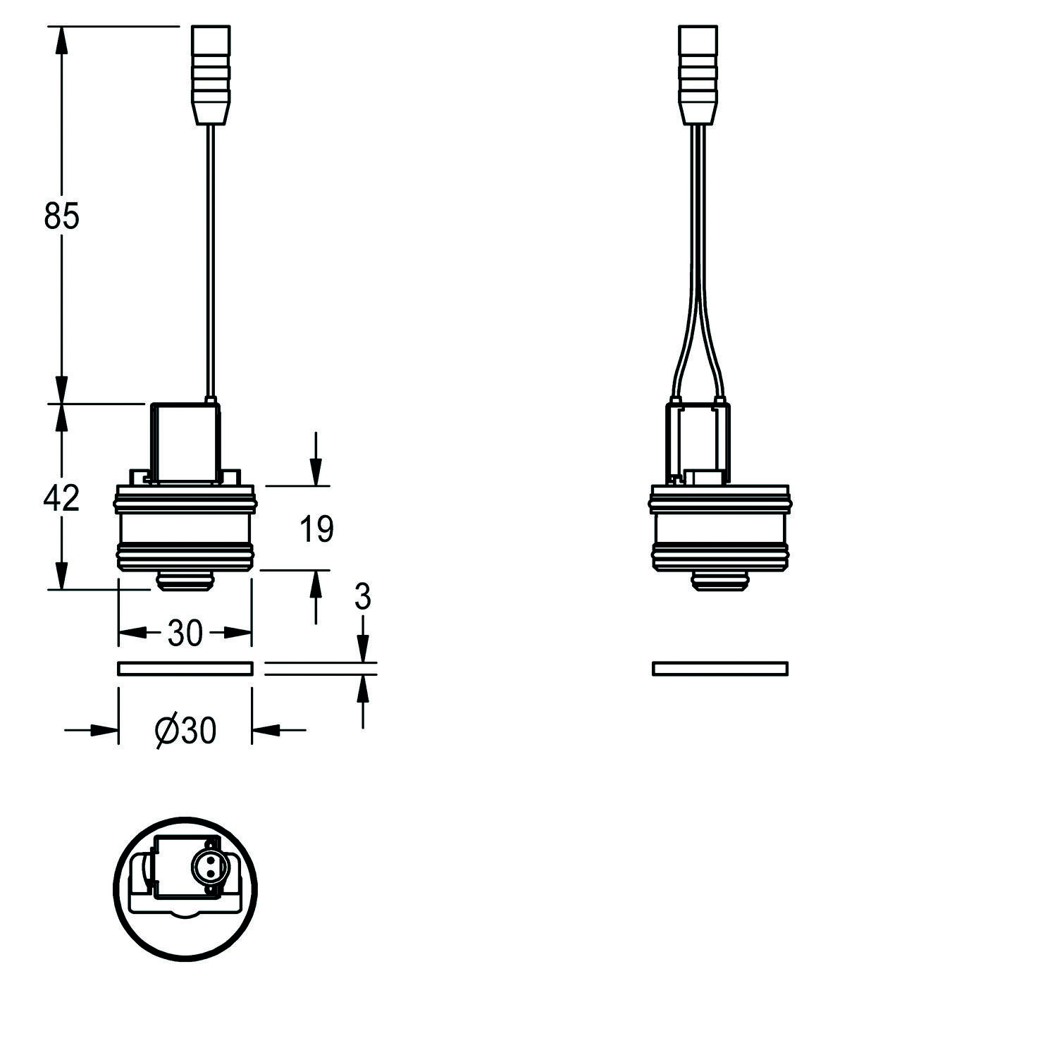 KWC AR Magnetventilkartusche DN7, bistabil, 6 VDC