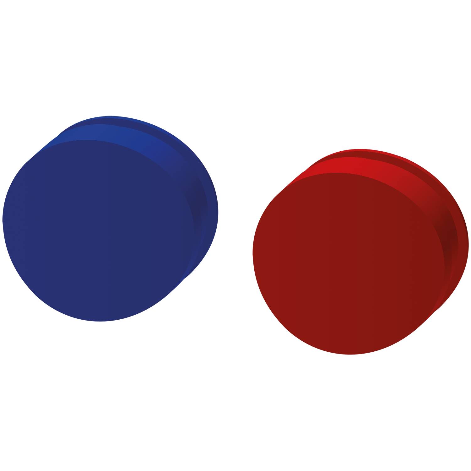 Ein von 'Matrix' inspiriertes Bild: eine blaue Pille und eine rote Pille auf schwarzem Hintergrund.
