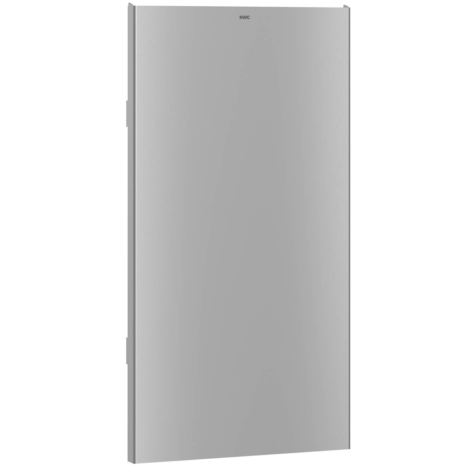 Ein schlankes, vertikales Rechteckgerät mit minimalistischem Design, möglicherweise ein Technikgerät oder Haushaltsgerät, vor einem schlichten Hintergrund.