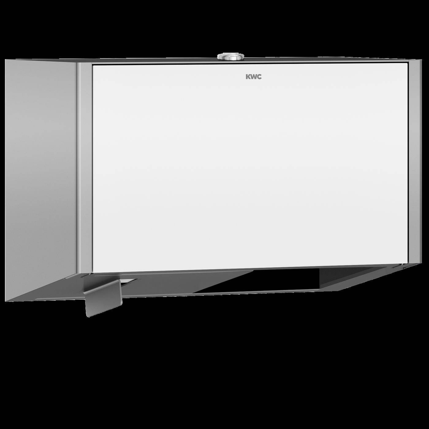 KWC Wc-doppelrollenhalter, EXOS, Edst, 280x193x147 mm, AP, Front ESG Weiß