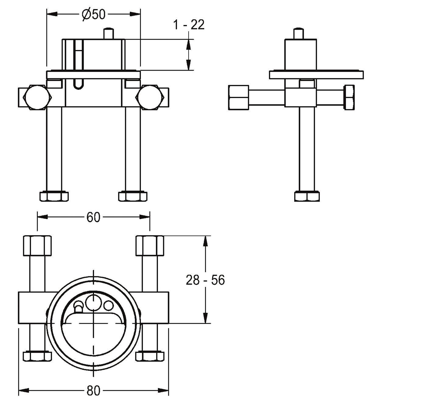 KWC Verdrehs, F5, für. Standarmaturen