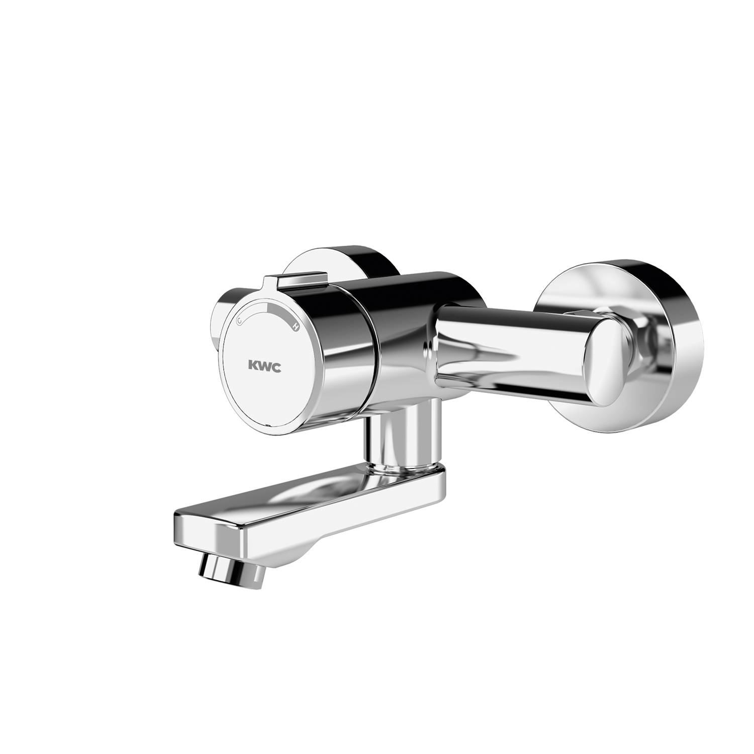 KWC AR Wandbatterie, F3, hydr., Mischer, Schwenkauslauf, 220 mm, 6l