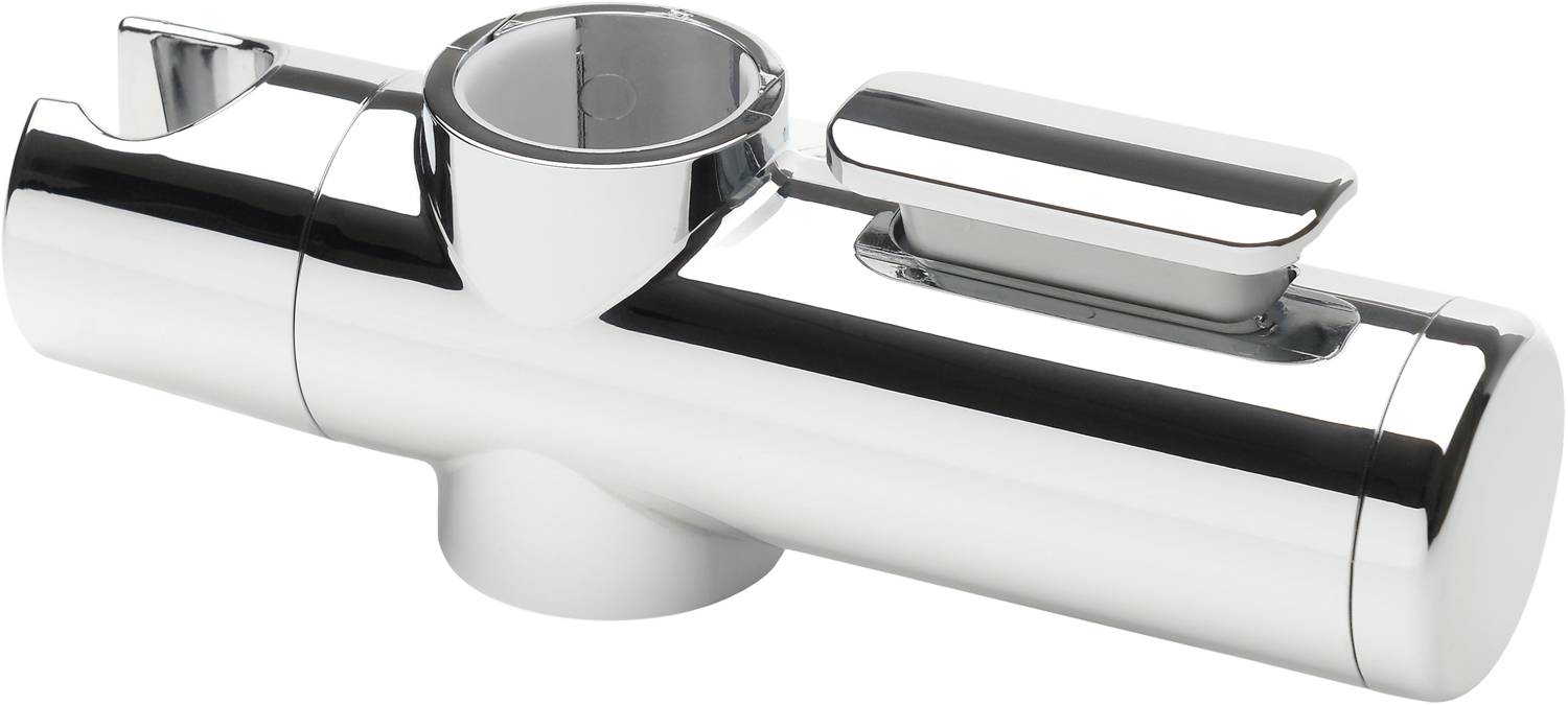 Nahaufnahme eines glänzenden Chrom-Wasserhahns vor schwarzem Hintergrund, der das elegante metallische Design und die reflektierenden Oberflächen in Szene setzt.