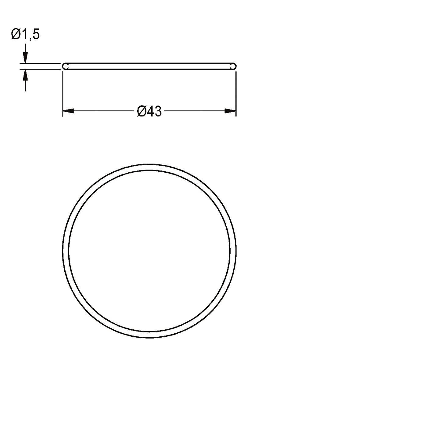 KWC O-ring, F3, 40x1, 5 mm, Rot, 2030042439