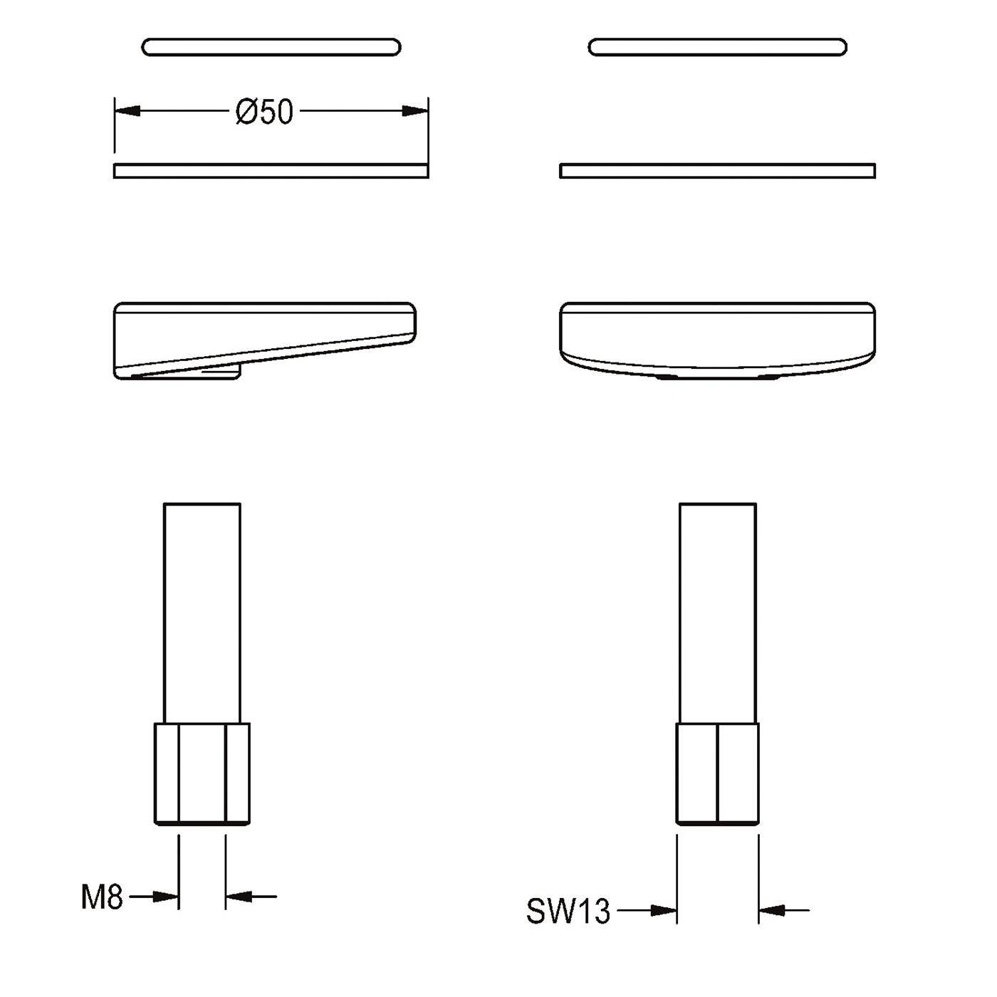 KWC Schnellbefestigung, F3, 2030042441
