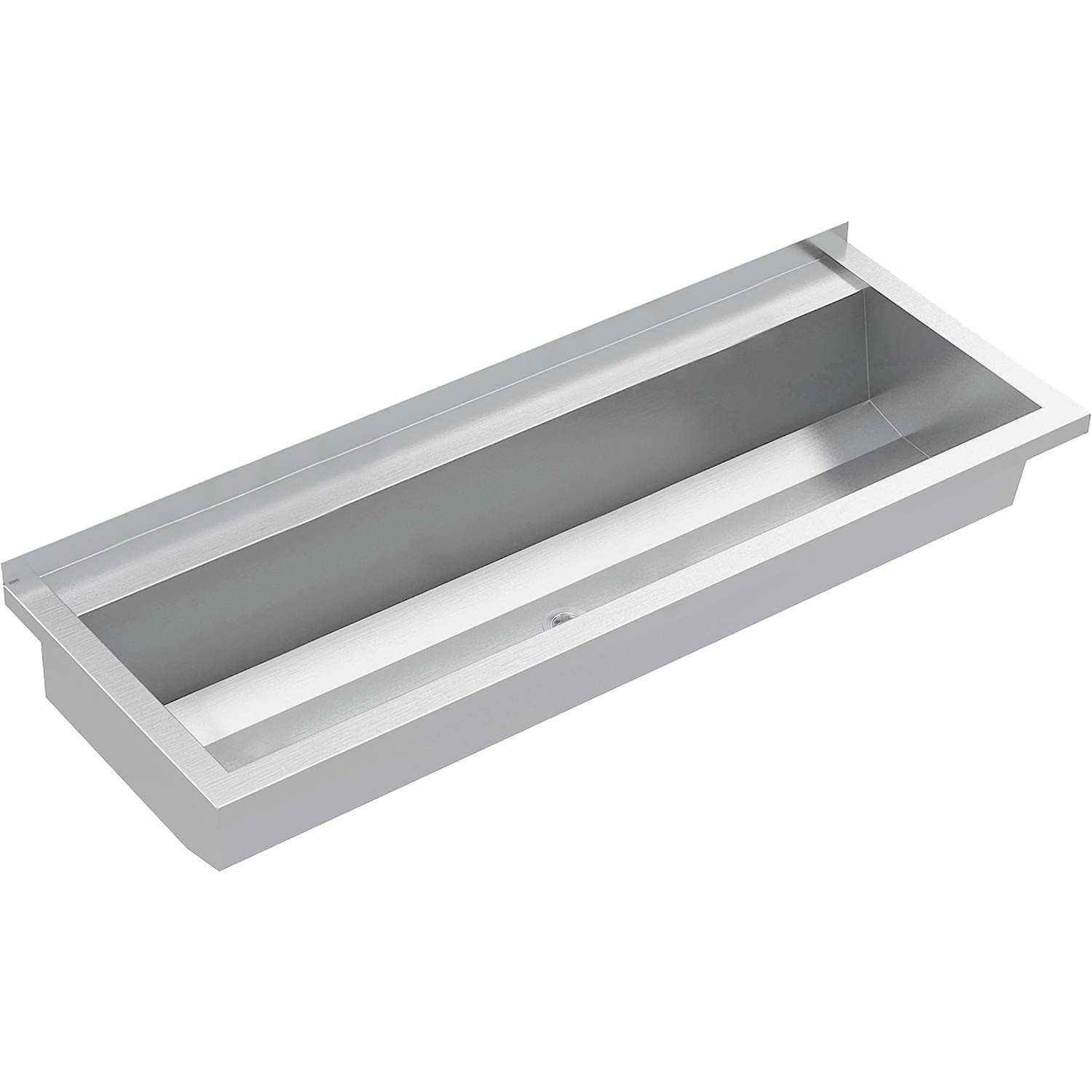 KWC AR Waschrinne, PLANOX, Edelstahl, W.-Mont., 1200x210x442 mm, m. Arm-bank