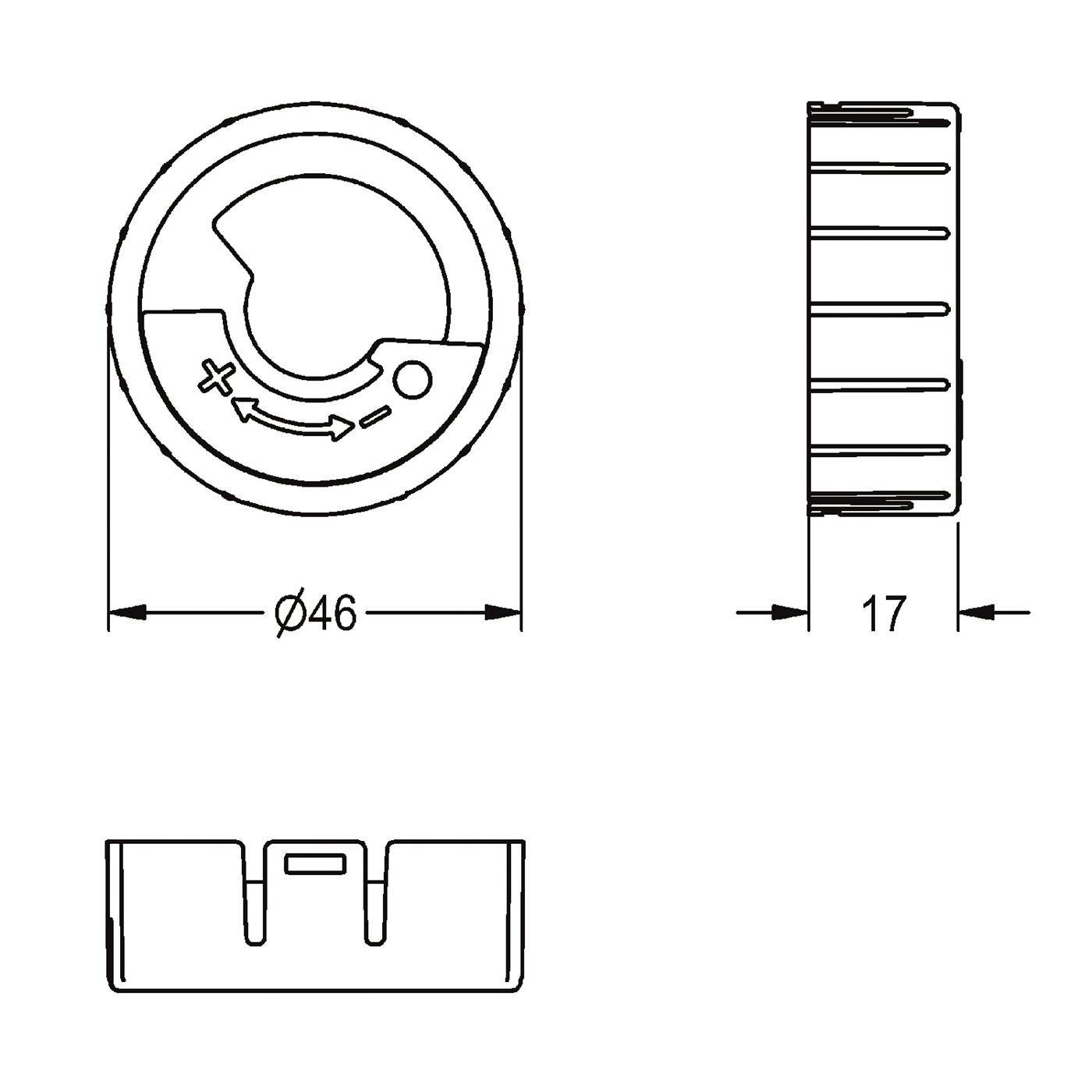 KWC Temperaturanschlag, F5, für Framic-standbatterie, 2030046188