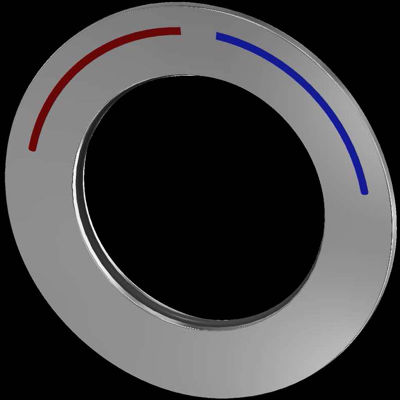 KWC Rosette, F5, mit Farbmarkierung, 2030047081