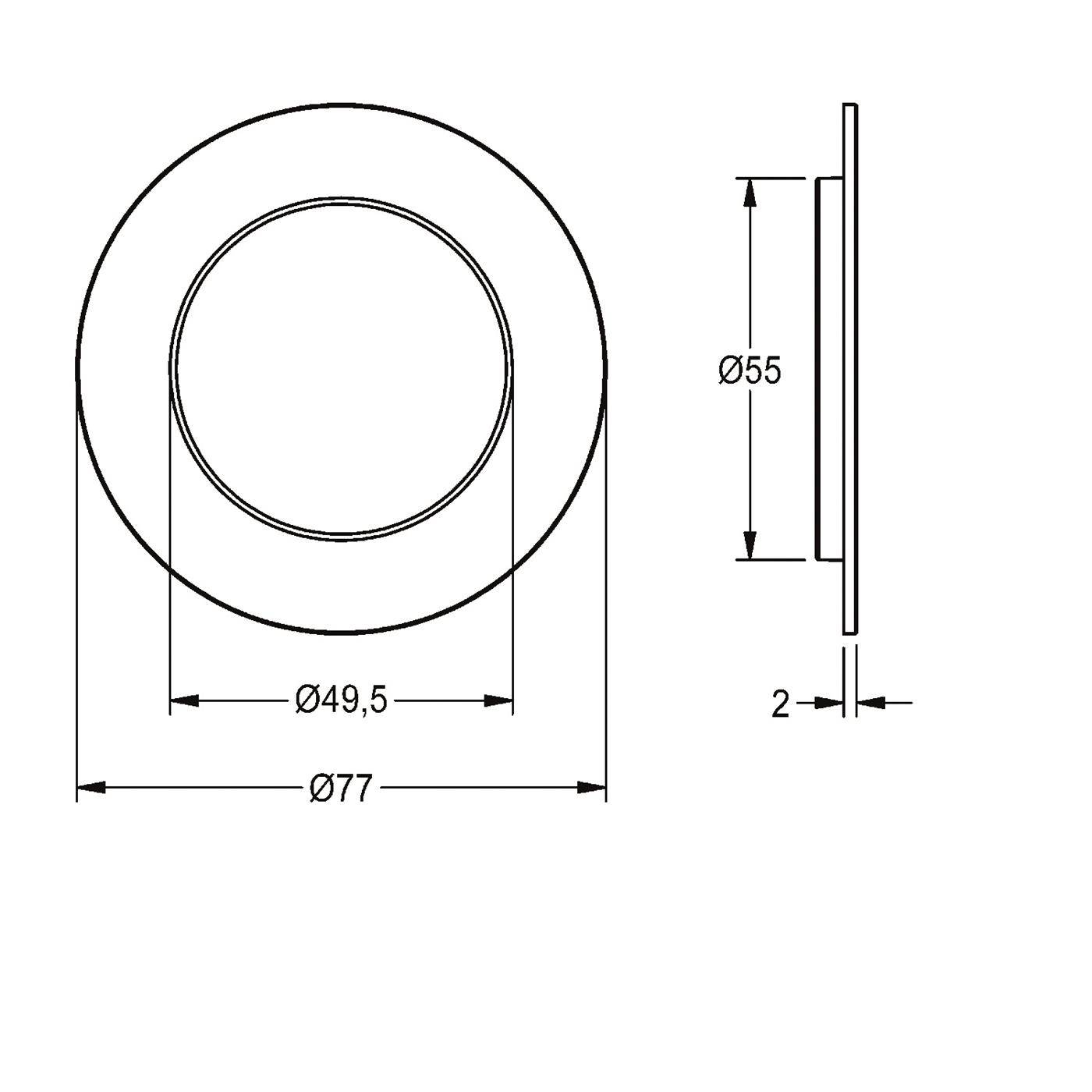 KWC Rosette, F3, 2030048765