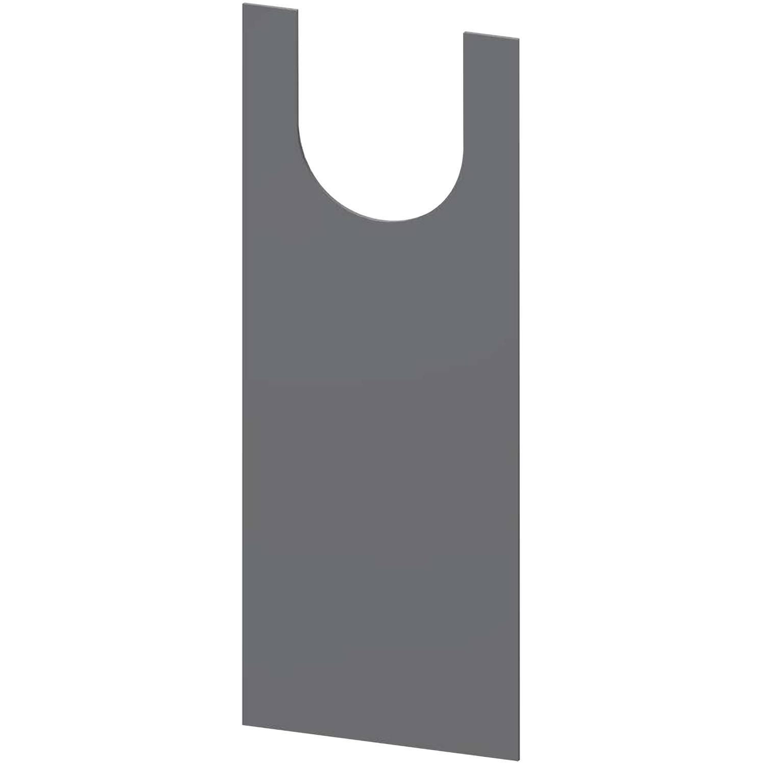 Parkverbotsschild auf schwarzem Hintergrund. Das Schild untersagt das Parken im gekennzeichneten Bereich.