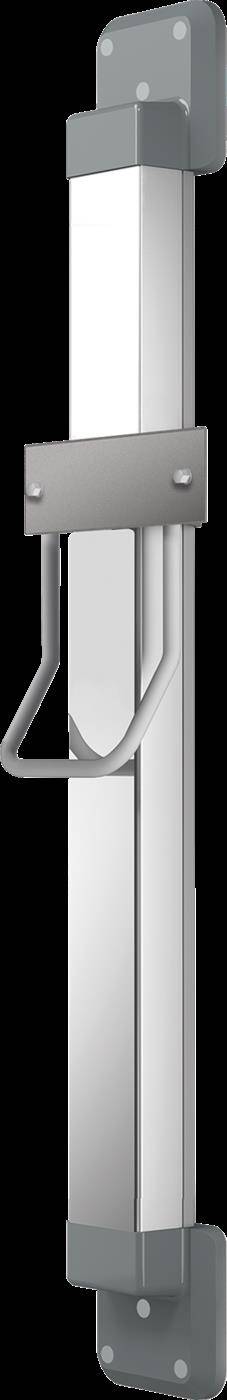 KWC Höhenverst, F5, für. Haartrockner, 250x1200x140 mm, Silber/basaltgrau