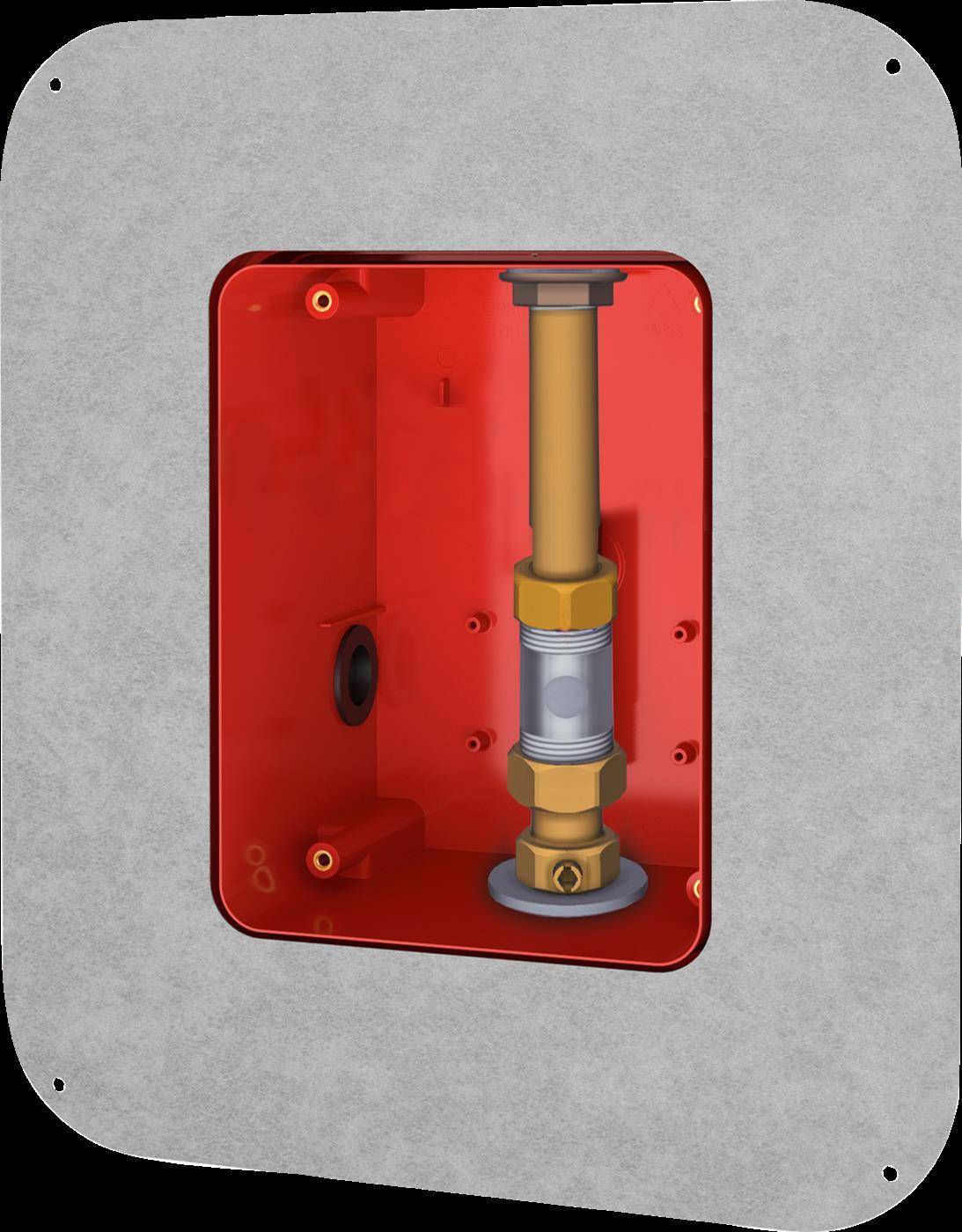 KWC Rohbauset, F5, Systembox R5, Duschen, O. Mischung, für. F-set DN20, Klebefl