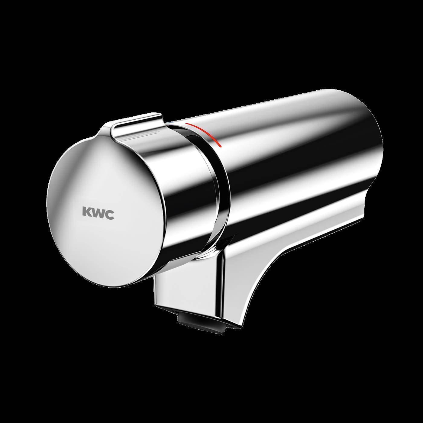 KWC Wandbatterie, F5, Hydr, Schrägausl, Mischer, für. Armatureneinh./w.-mont