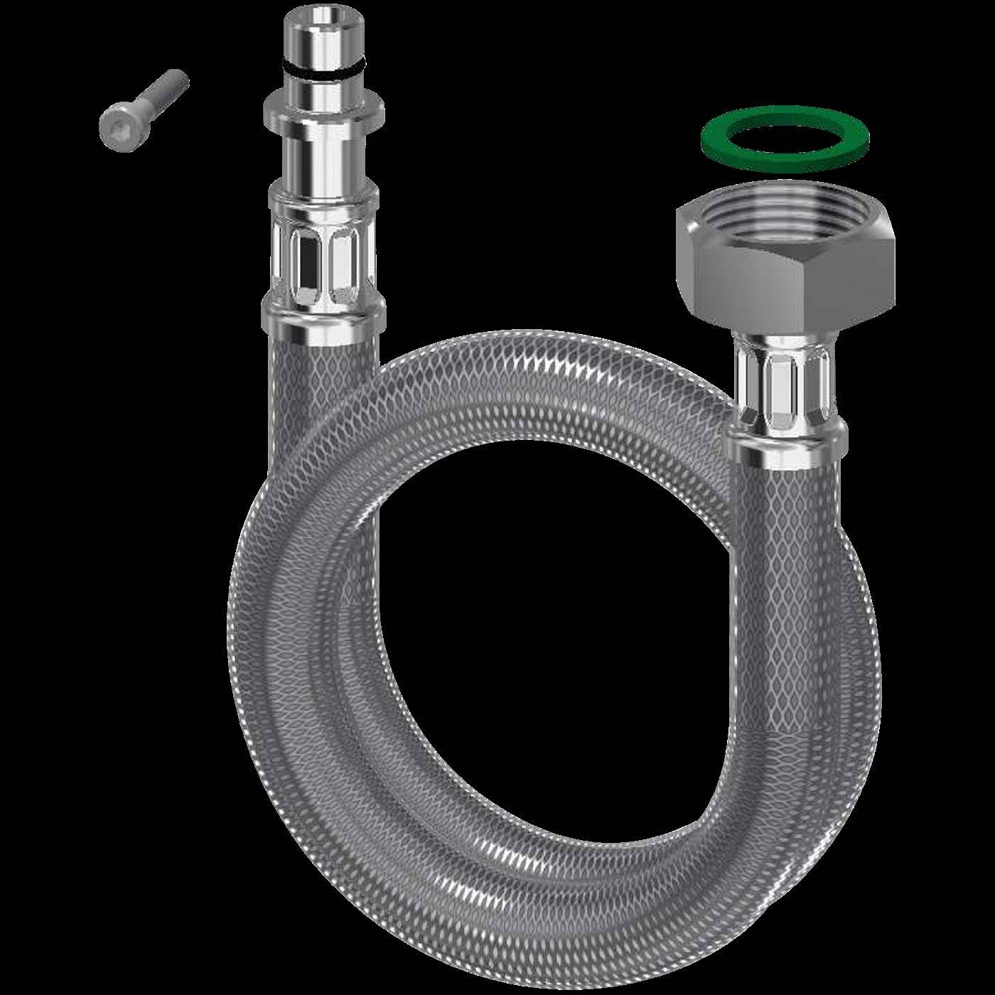 KWC Schlauch, F5, G3/4 und Steckfitting, 1200mm, DN10, Gerade, 2030060321