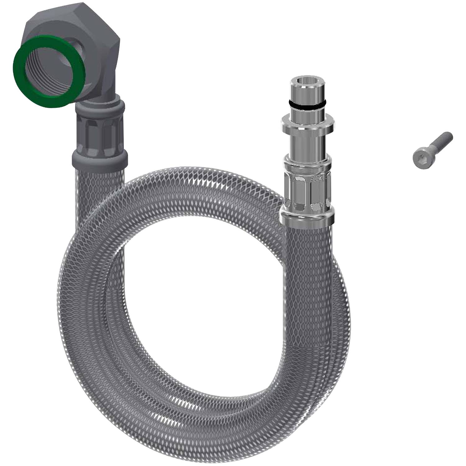 KWC AR Schlauch, F5, G3/4 und Steckfitting, 950mm, DN10, L-Form, 2030062339