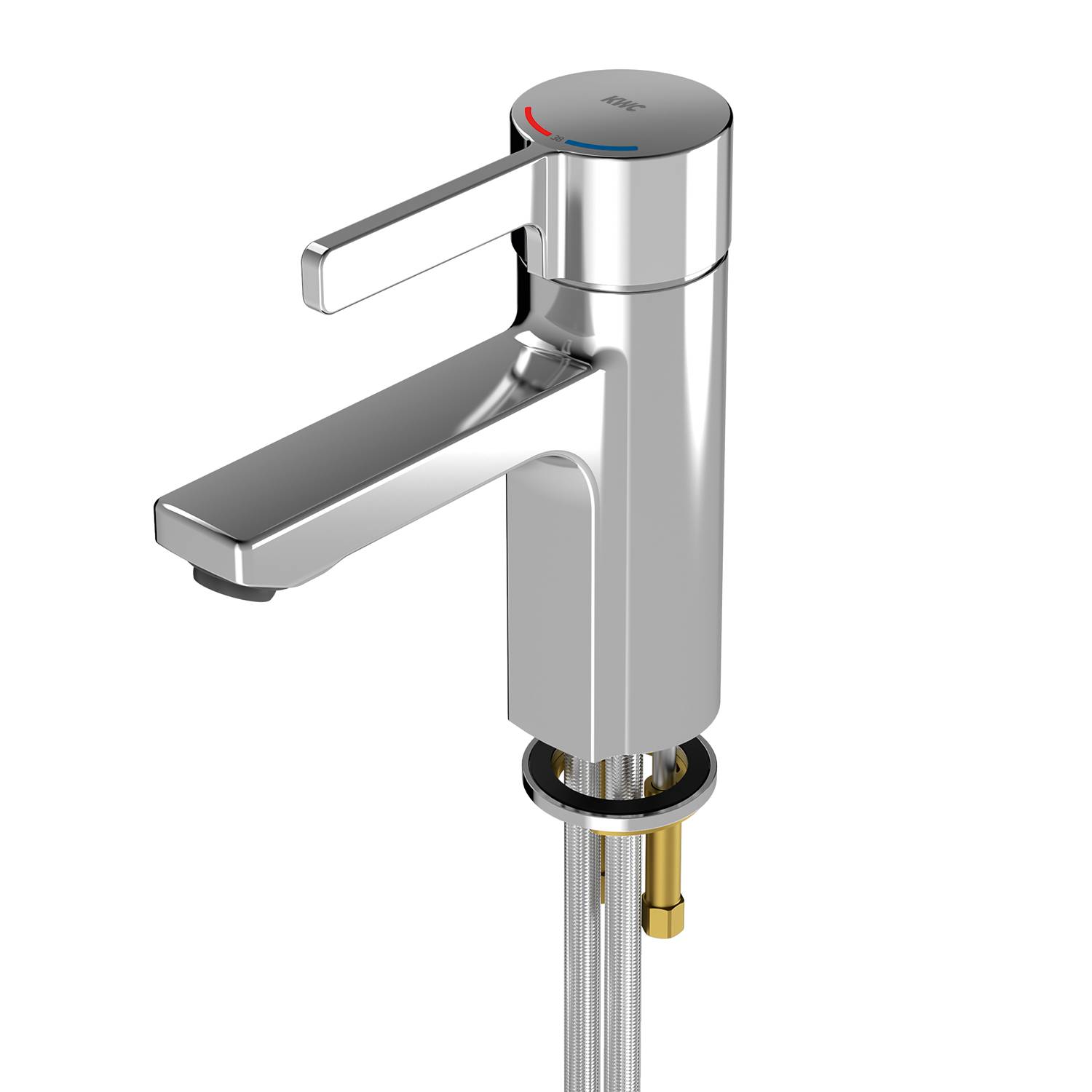 KWC AR Thermostat-Standbatterie, F5, EHM, Rohre, 125 mm, Hygieneoption