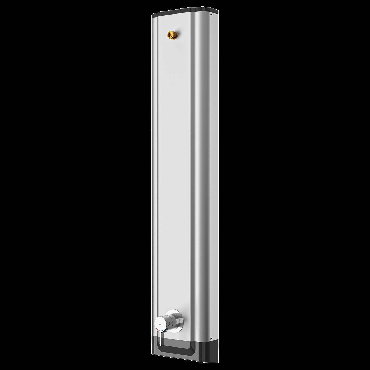 KWC Duschpaneel, F5, Edst, Thermostat, EHM, für Duschkopf, Hygieneoption