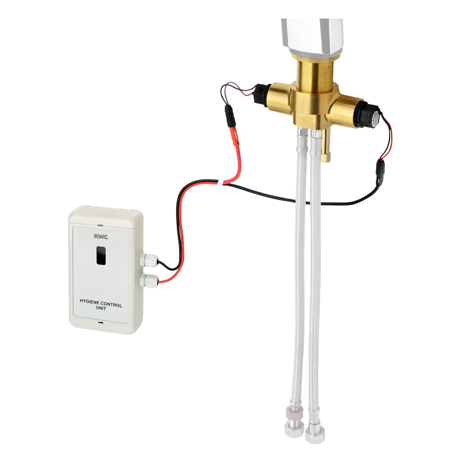 KWC AR Hygieneeinheit, F5, Wandmontage, f. EHM F5 125 mm, f. Batt. oder Netzteil