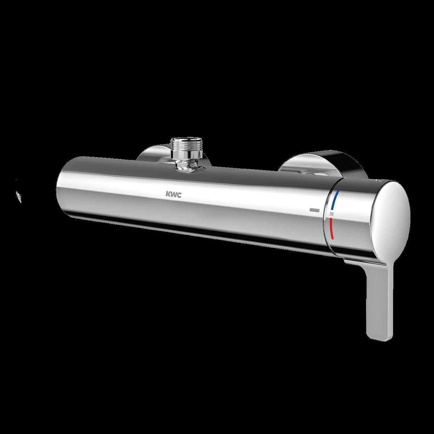 KWC Thermostat-wandbatterie, F5, EHM, für Bogen/duschrohr, Option C-modul
