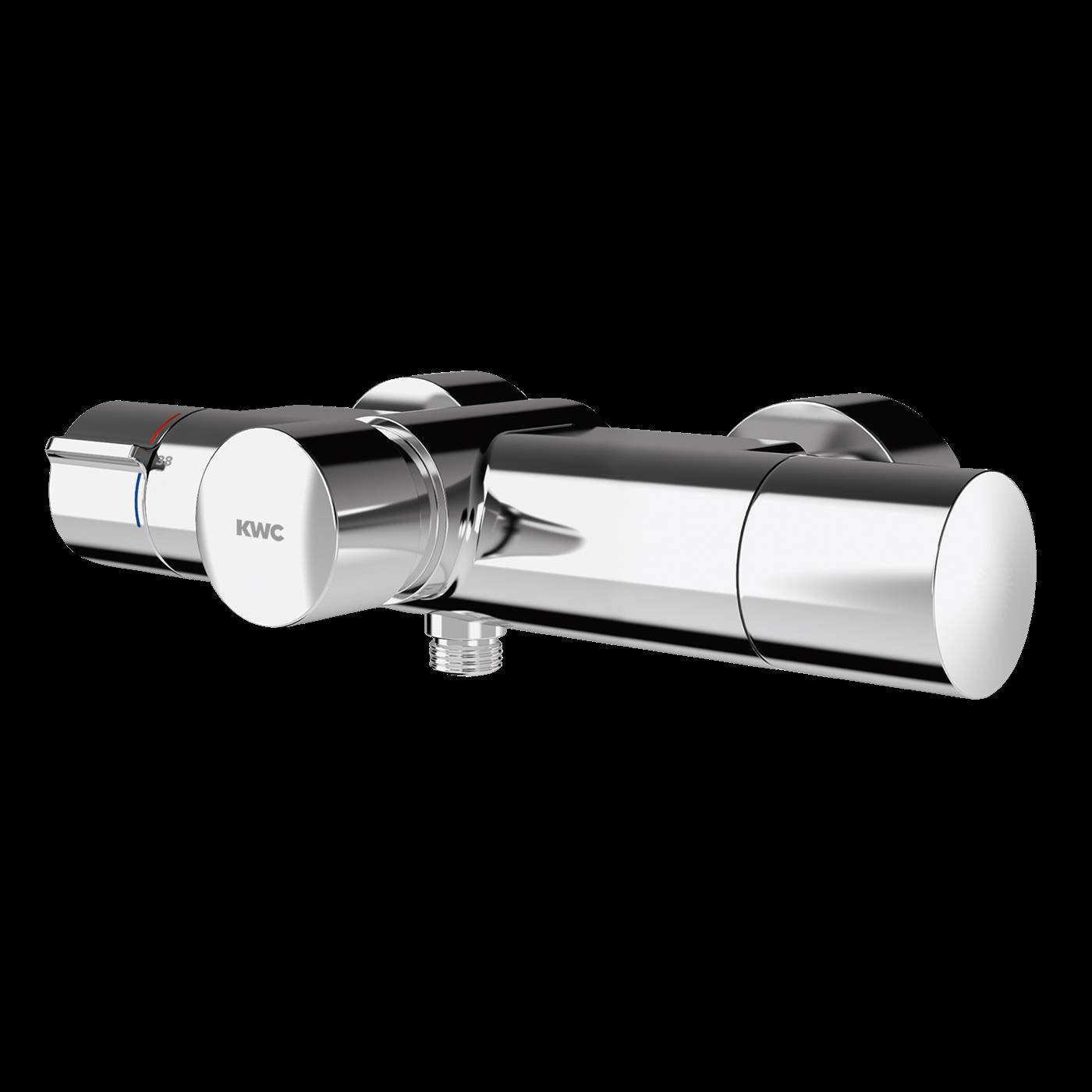 KWC Wandbatterie, F5, Hydr, Thermostat, für Handbrause, C-modul
