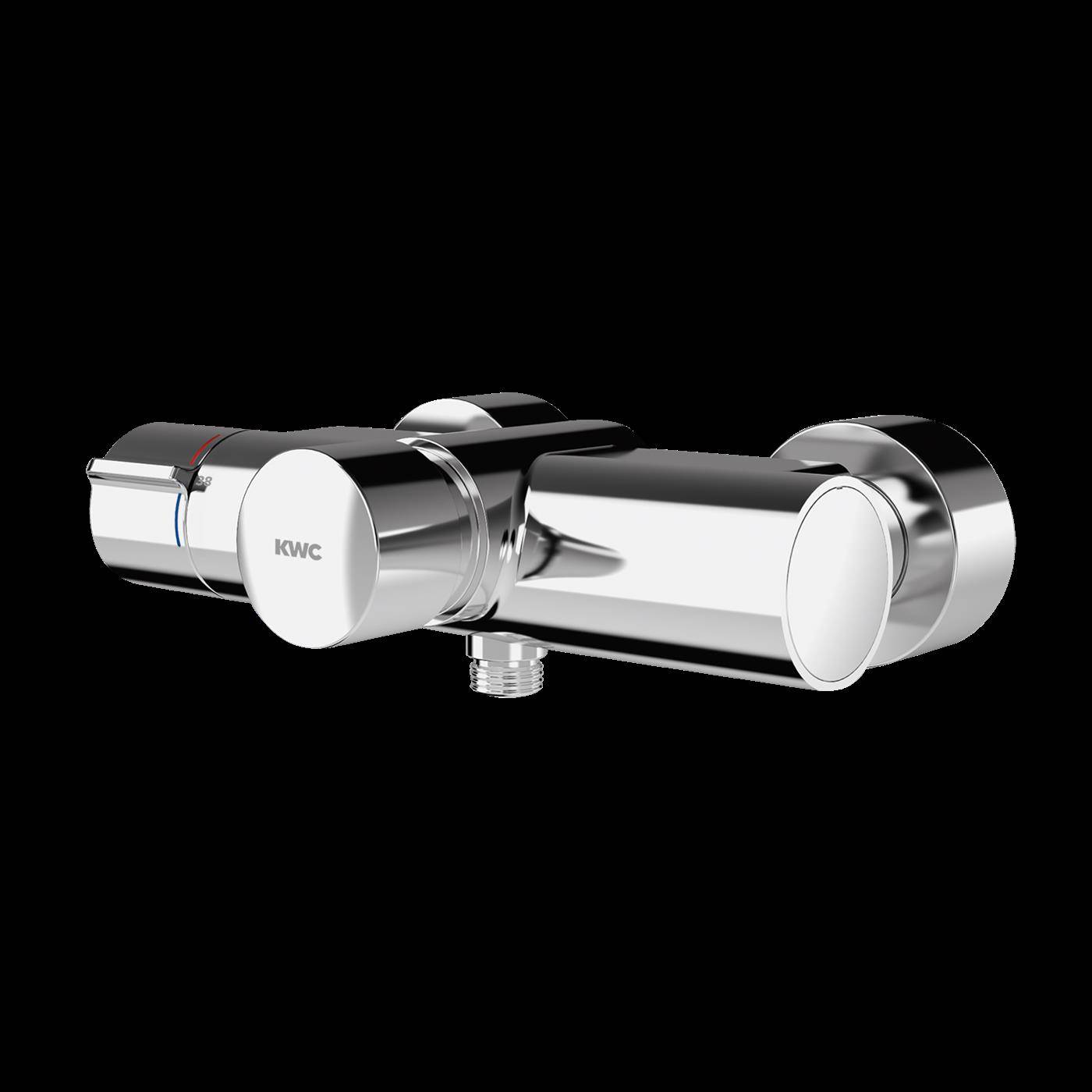 KWC Wandbatterie, F5, Hydr, Thermostat, Aufputz, für Handbrause, für C-modul